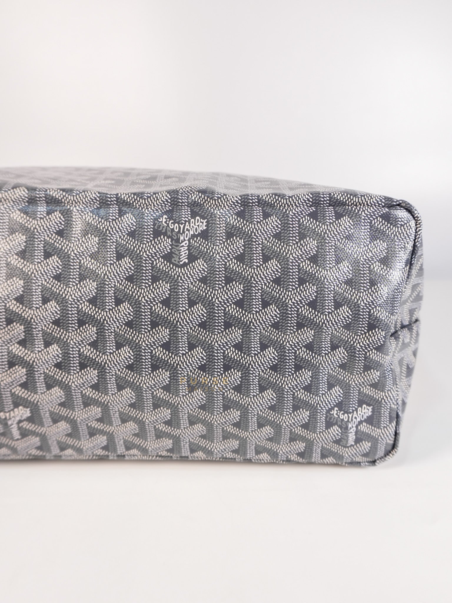 Saint Louis PM Gray in Goyardine Canvas | Purse Maison Luxury Bags Shop