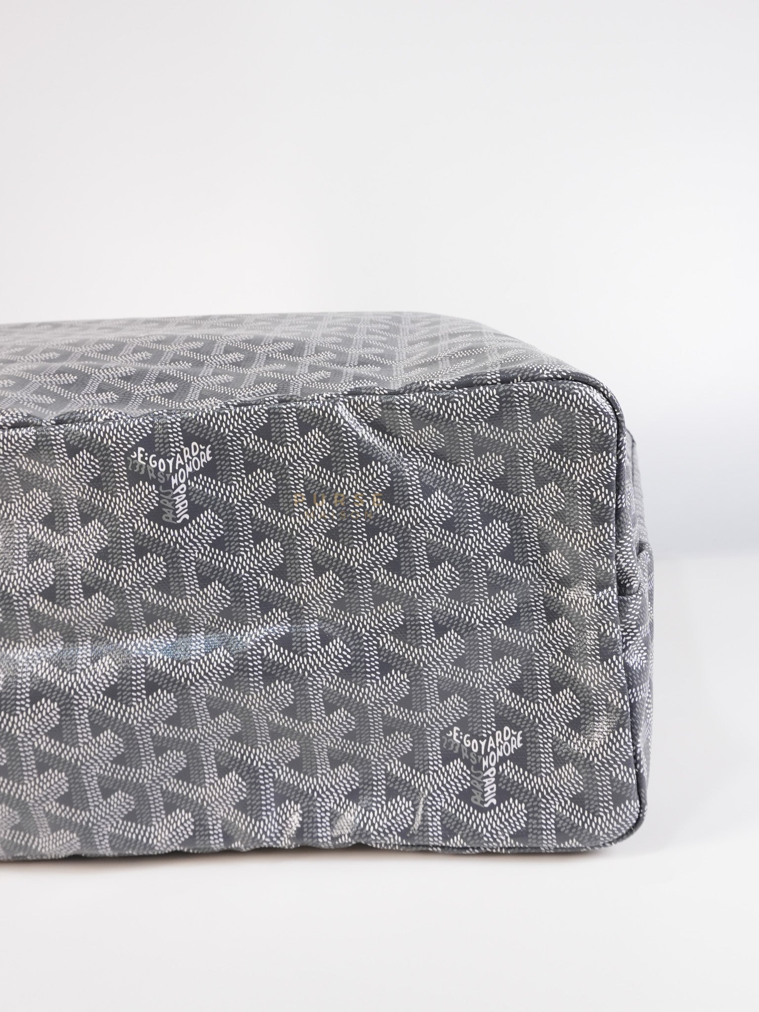 Saint Louis PM Gray in Goyardine Canvas | Purse Maison Luxury Bags Shop