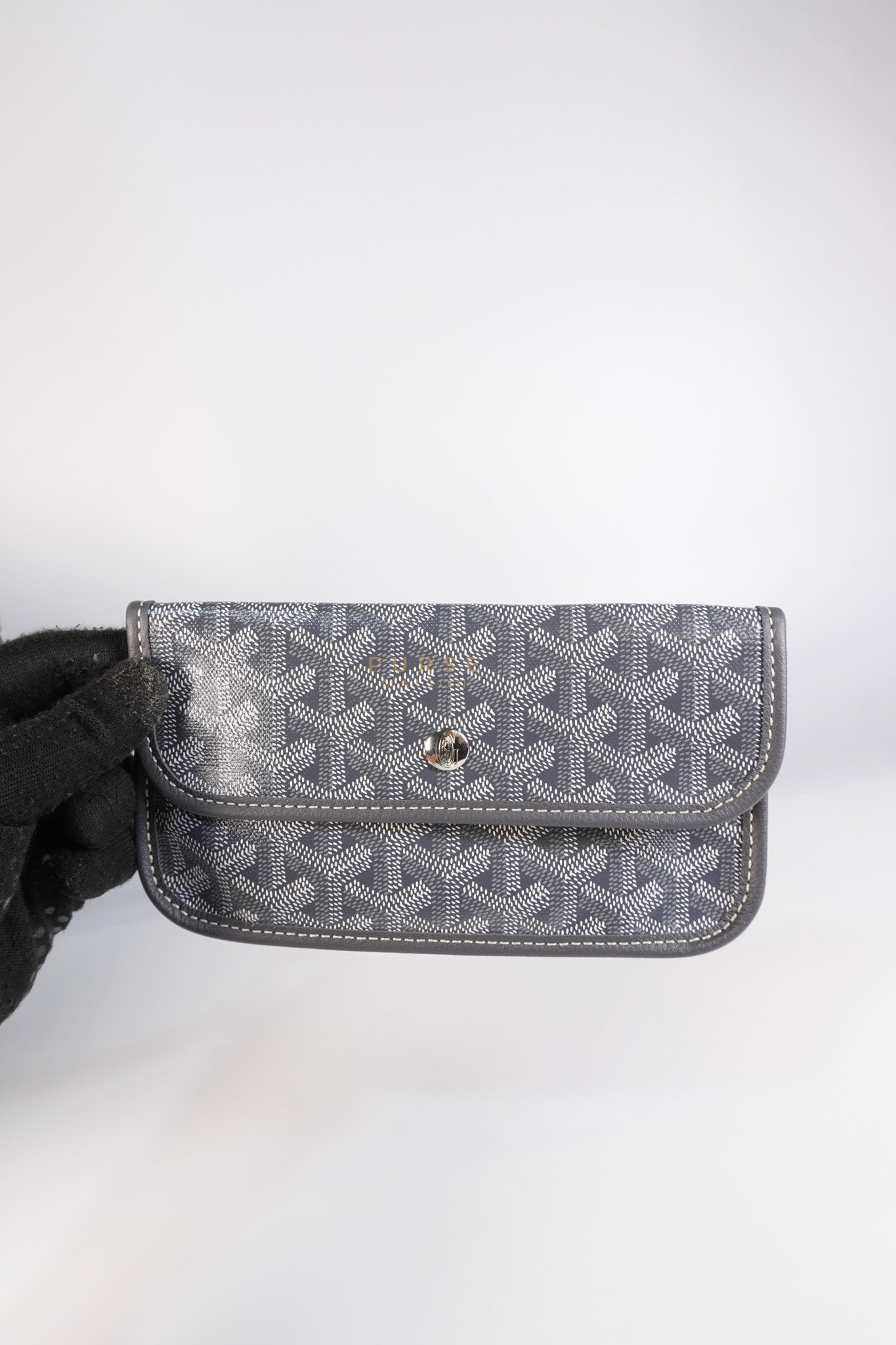 Saint Louis PM Gray in Goyardine Canvas | Purse Maison Luxury Bags Shop