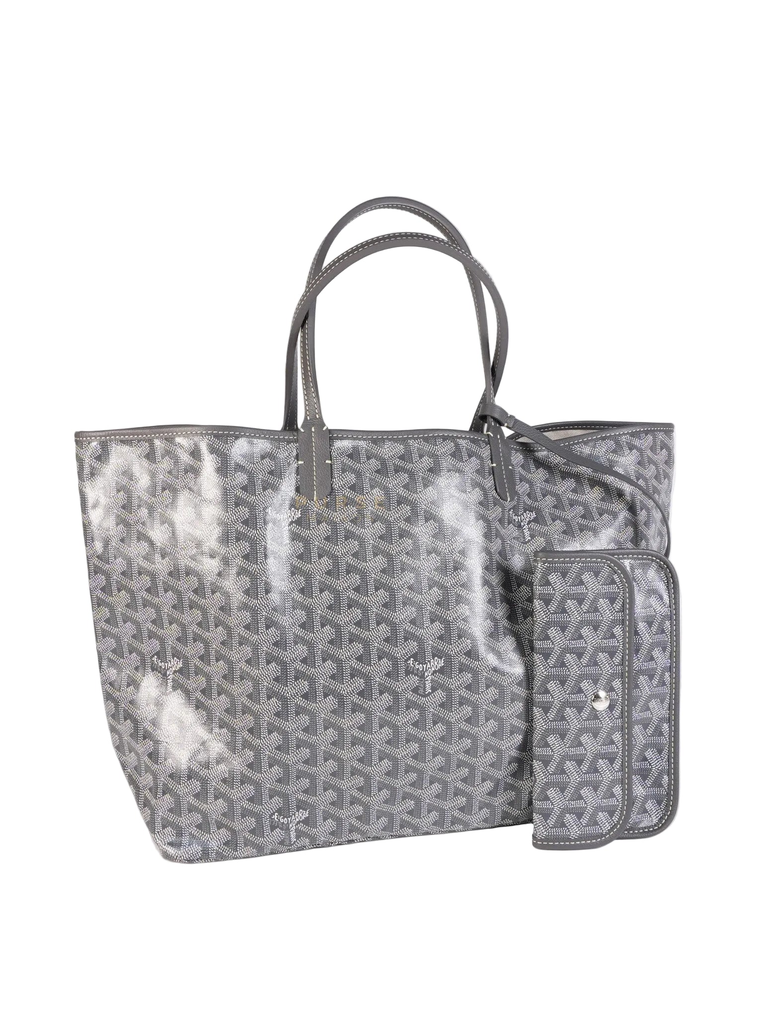 Saint Louis PM Gray in Goyardine Canvas | Purse Maison Luxury Bags Shop