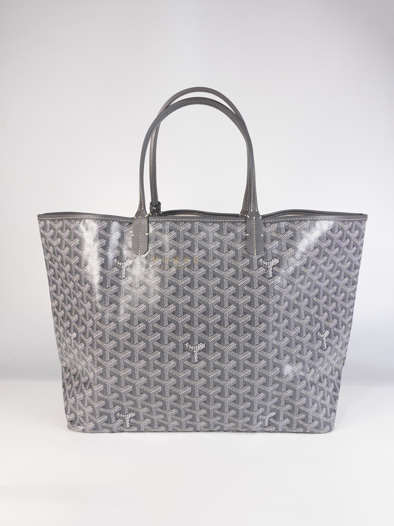 Saint Louis PM Gray in Goyardine Canvas | Purse Maison Luxury Bags Shop