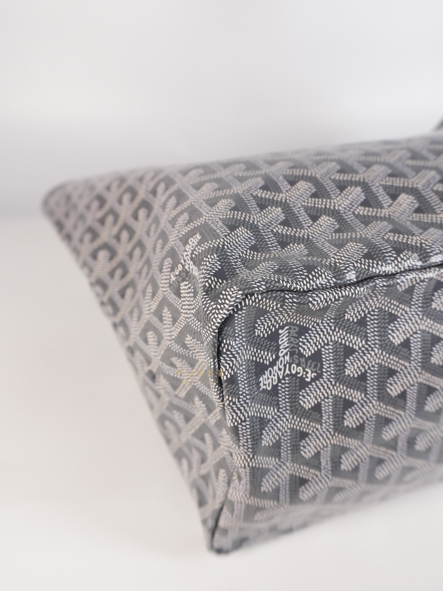 Saint Louis PM Gray in Goyardine Canvas | Purse Maison Luxury Bags Shop