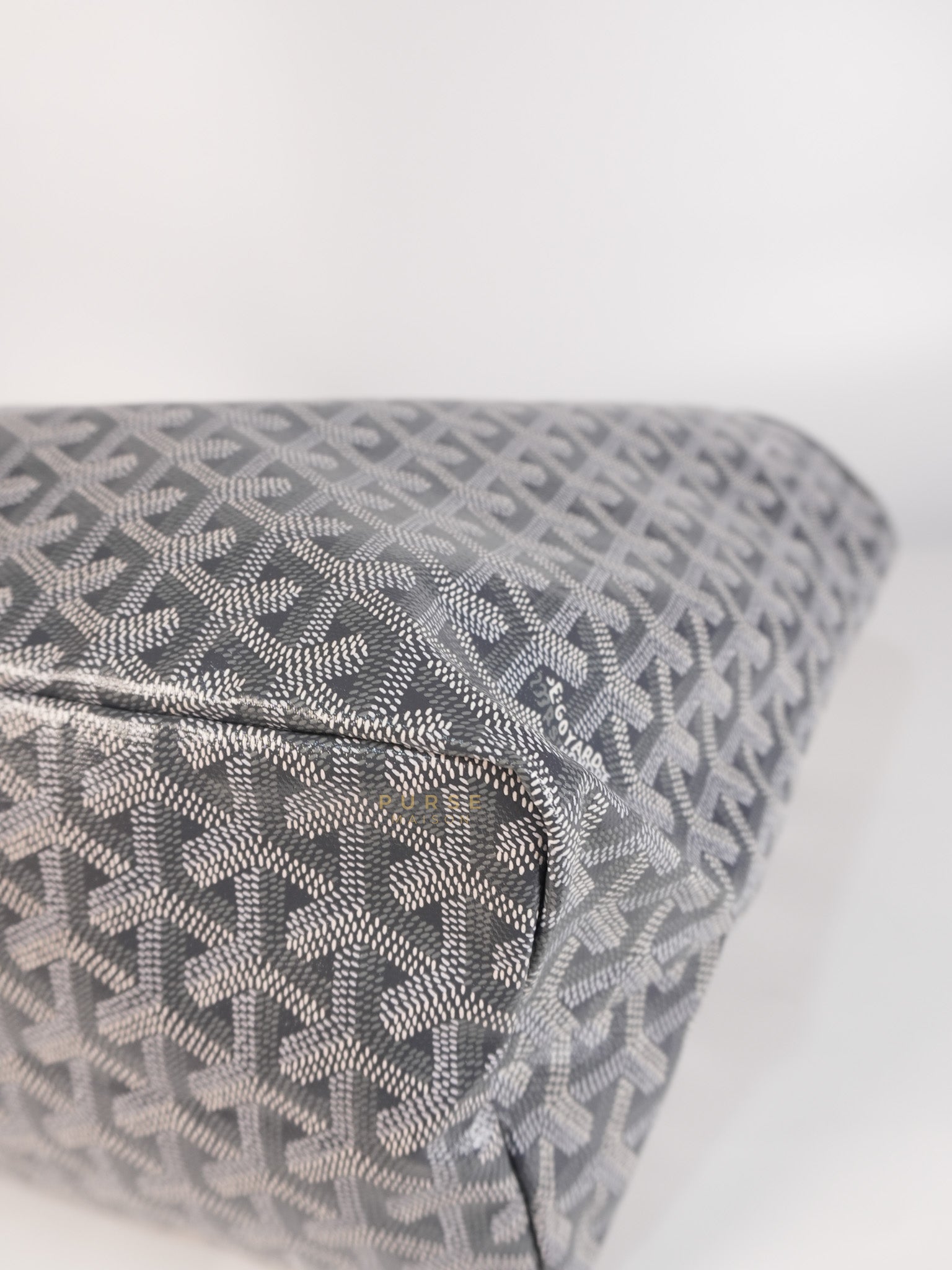 Saint Louis PM Gray in Goyardine Canvas | Purse Maison Luxury Bags Shop