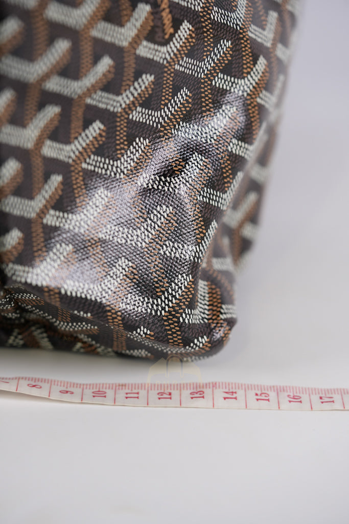 Saint Louis PM in Black Goyardine Canvas | Purse Maison Luxury Bags Shop