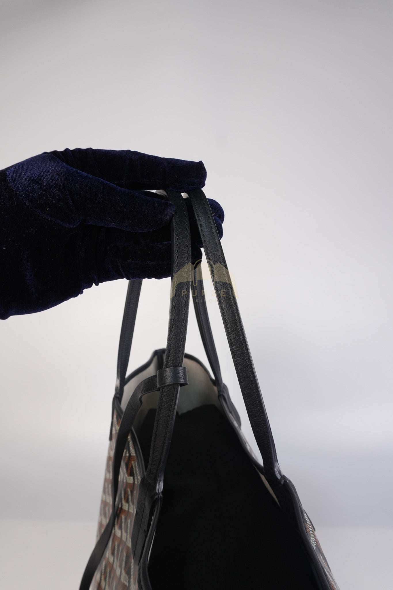 Saint Louis PM in Black Goyardine Canvas | Purse Maison Luxury Bags Shop