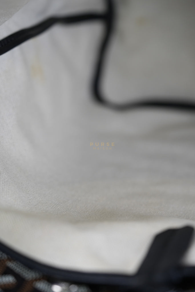 Saint Louis PM in Black Goyardine Canvas | Purse Maison Luxury Bags Shop