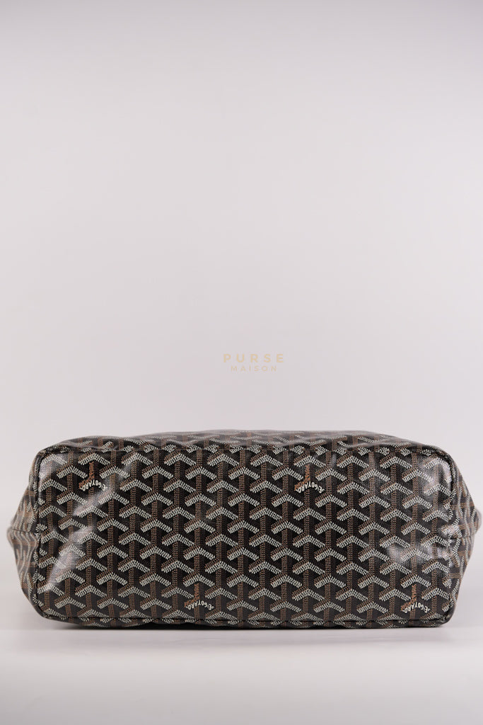 Saint Louis PM in Black Goyardine Canvas | Purse Maison Luxury Bags Shop