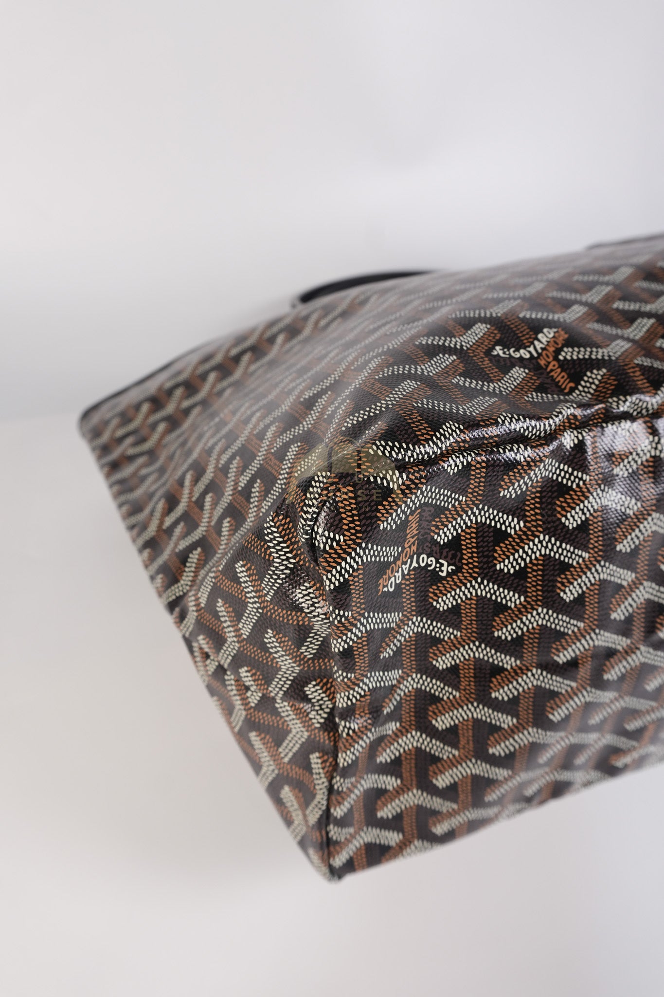 Saint Louis PM in Black Goyardine Canvas | Purse Maison Luxury Bags Shop