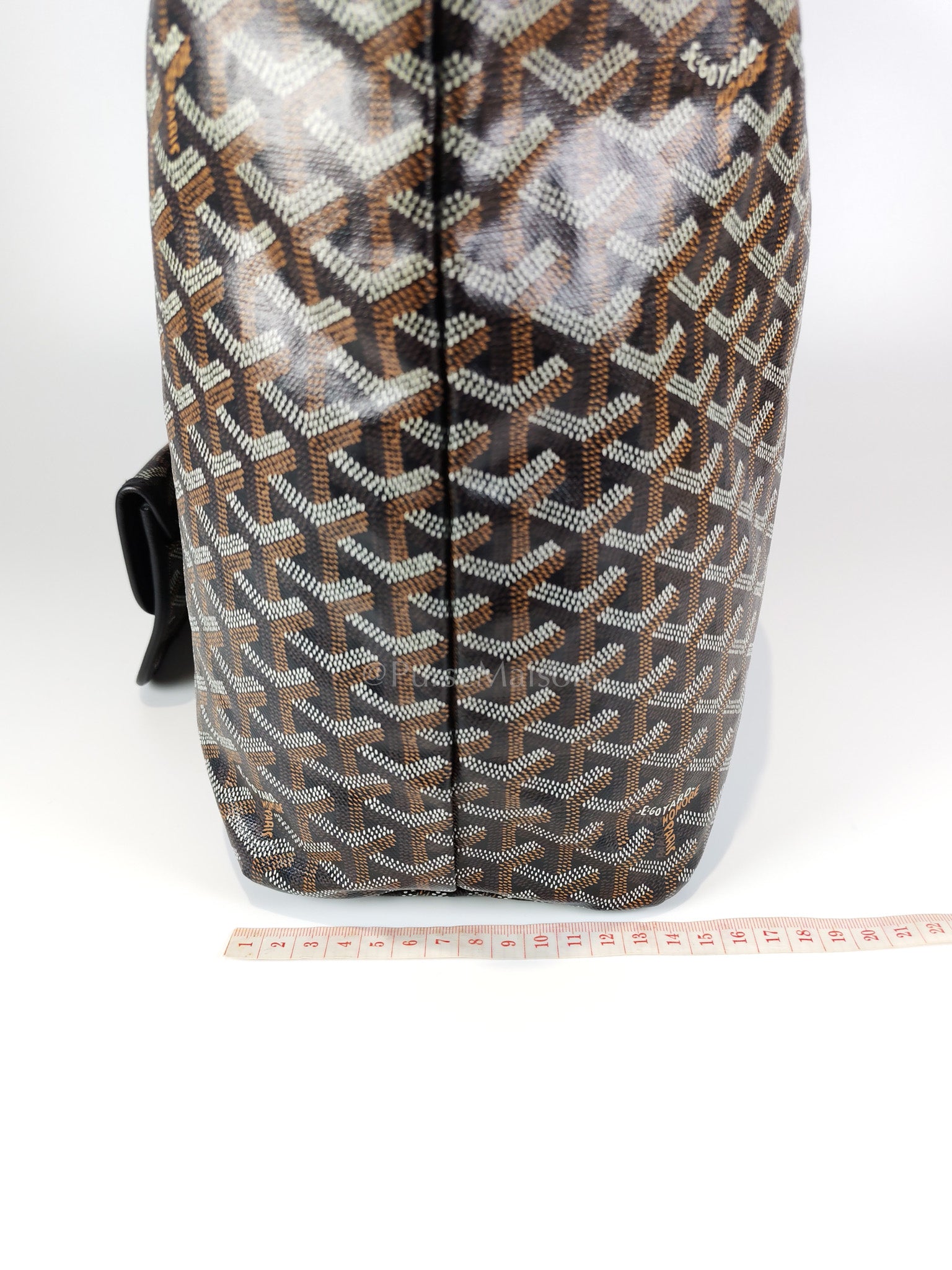 Saint Louis PM in Black Goyardine Canvas Tote Bag | Purse Maison Luxury Bags Shop