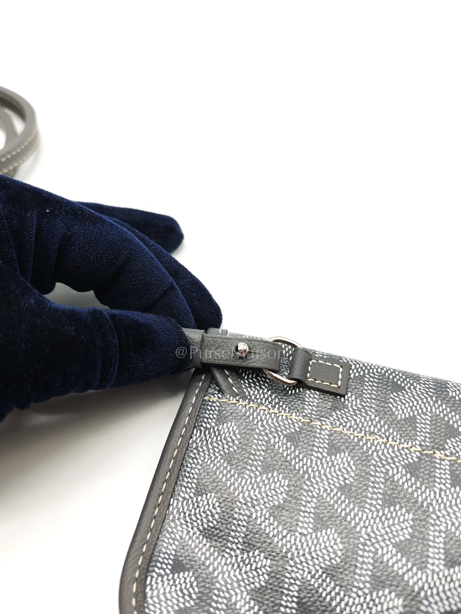 Saint Louis PM in Gray Goyardine Canvas | Purse Maison Luxury Bags Shop