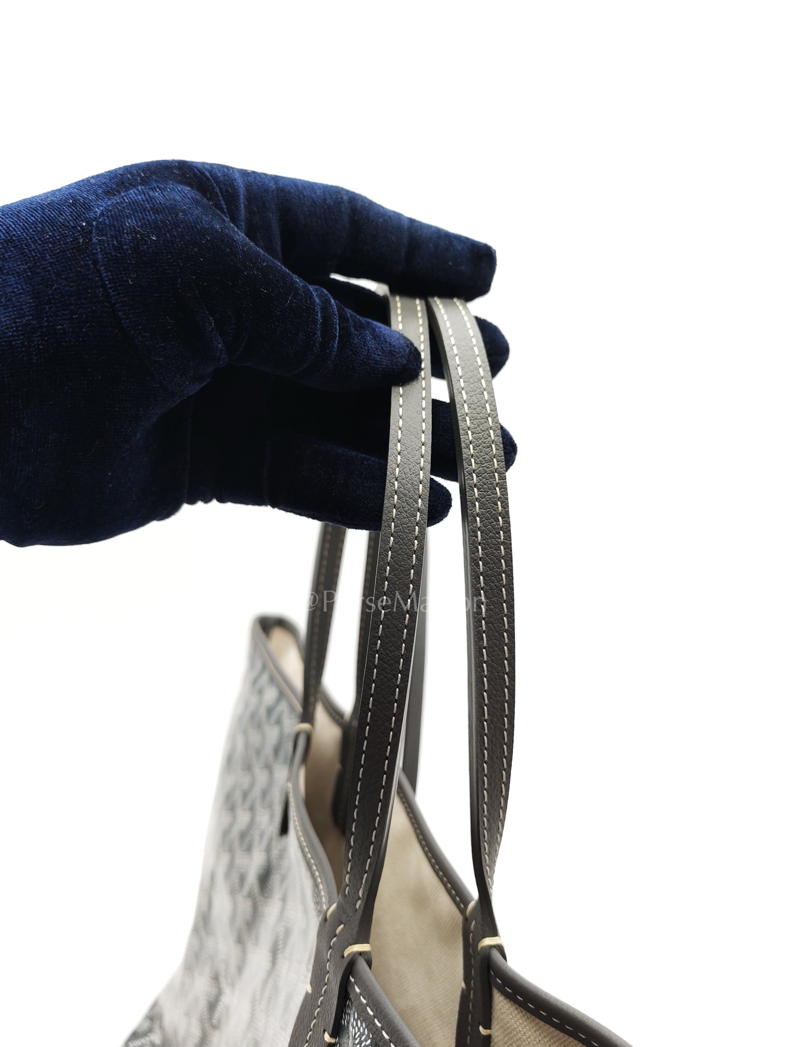 Saint Louis PM in Gray Goyardine Canvas | Purse Maison Luxury Bags Shop