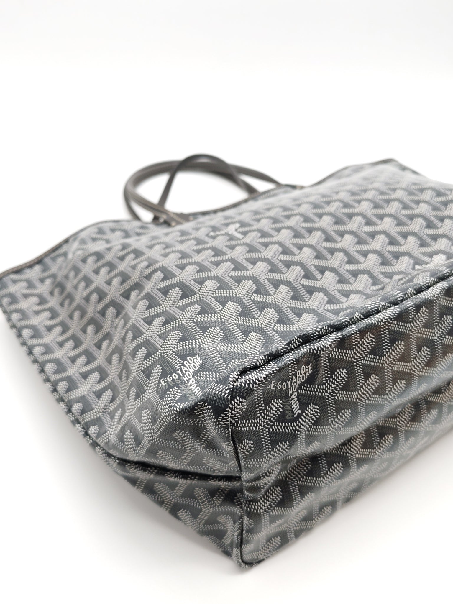 Saint Louis PM in Gray Goyardine Canvas | Purse Maison Luxury Bags Shop