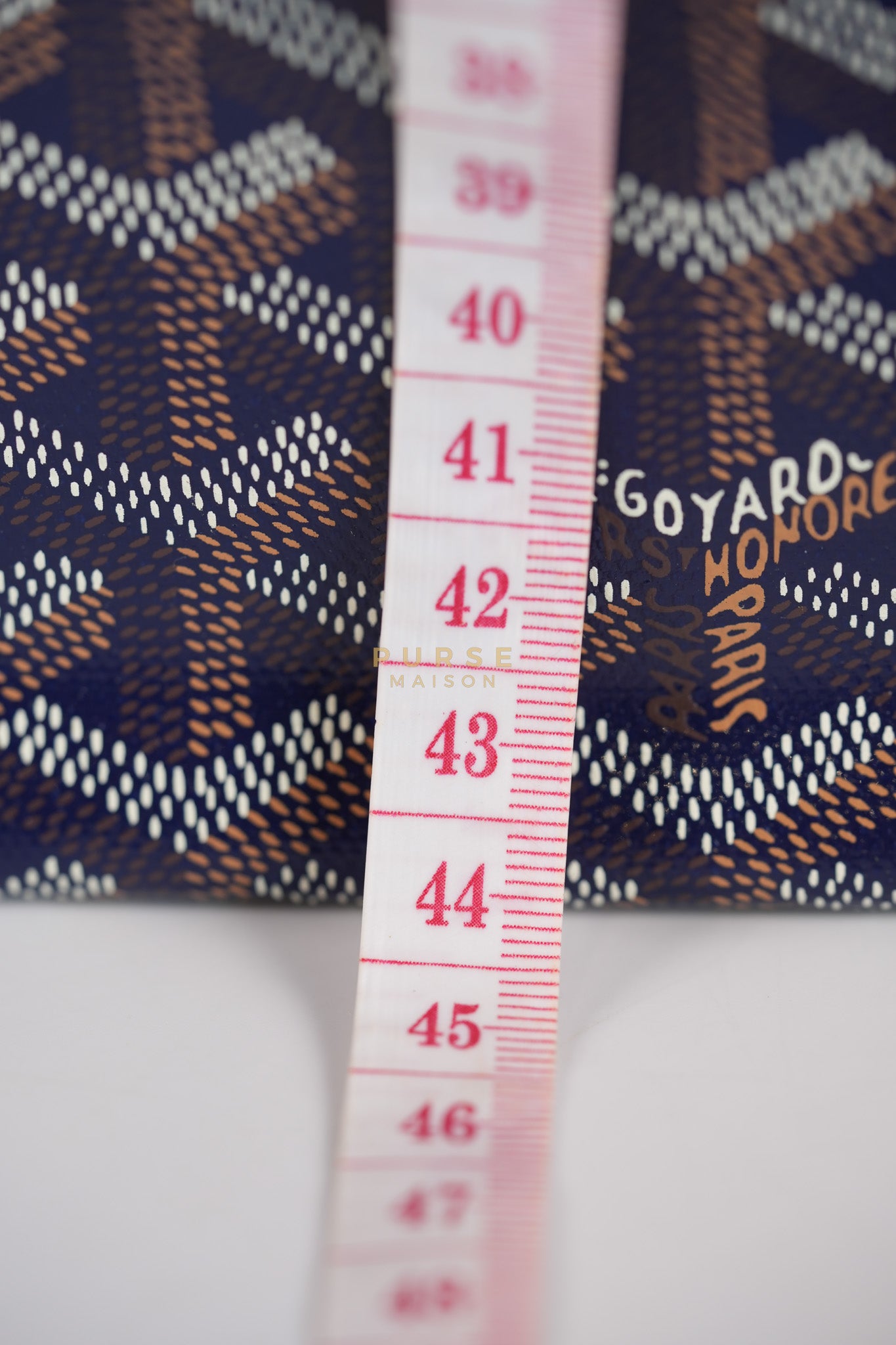 Saint Louis PM in Navy Blue Goyardine Canvas | Purse Maison Luxury Bags Shop