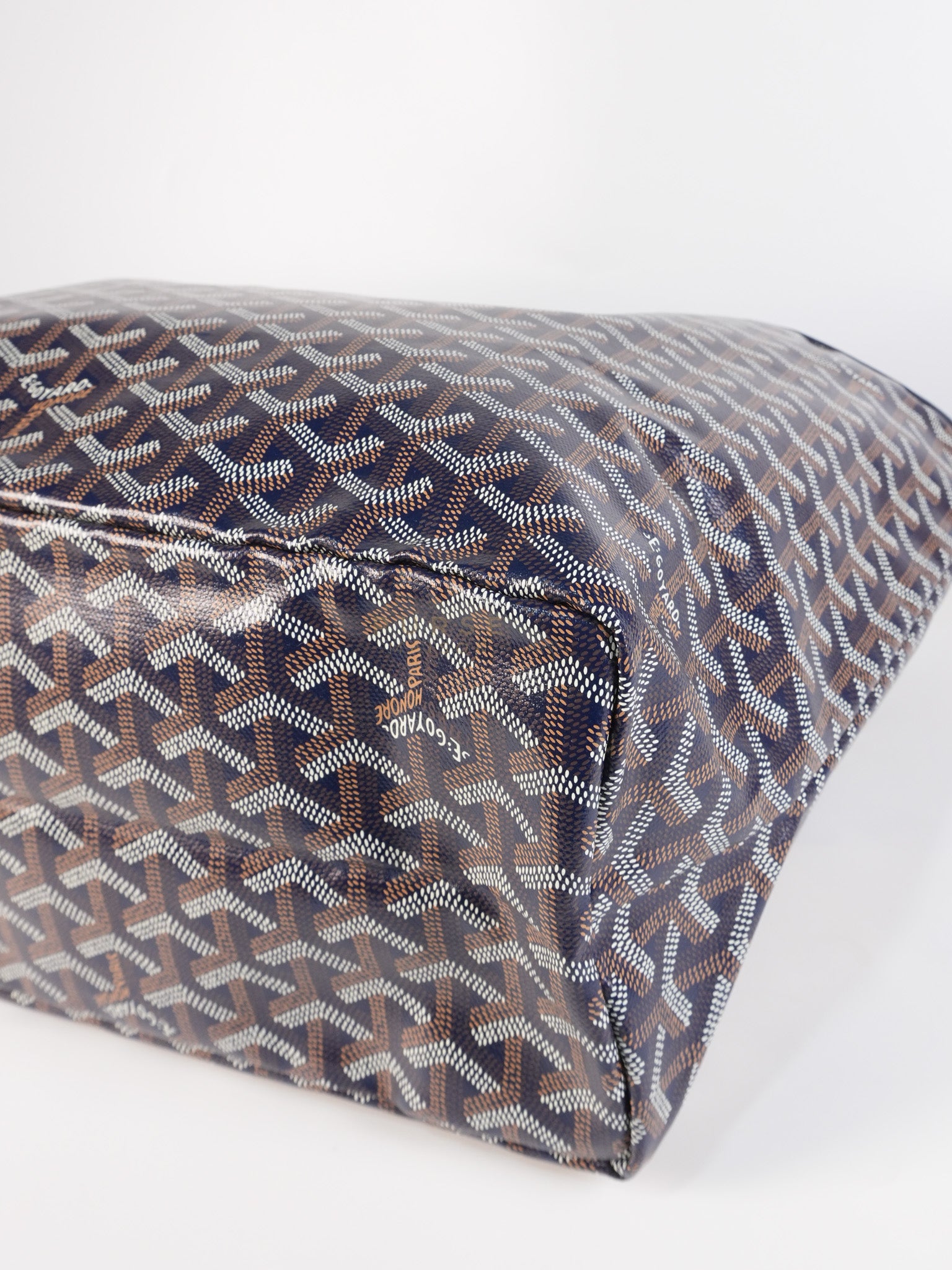 Saint Louis PM Navy Blue in Goyardine Canvas | Purse Maison Luxury Bags Shop