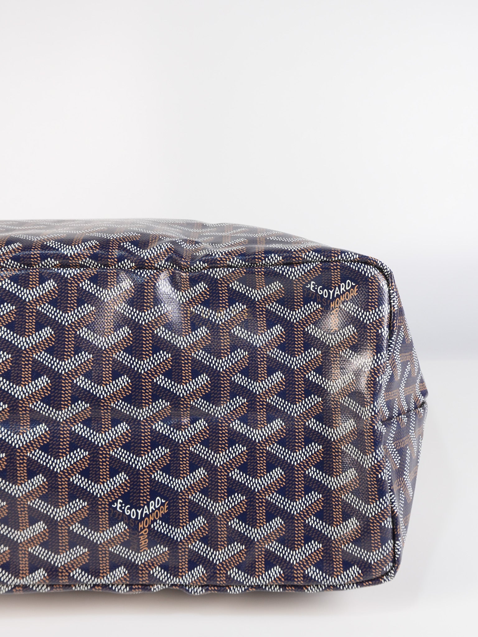 Saint Louis PM Navy Blue in Goyardine Canvas | Purse Maison Luxury Bags Shop