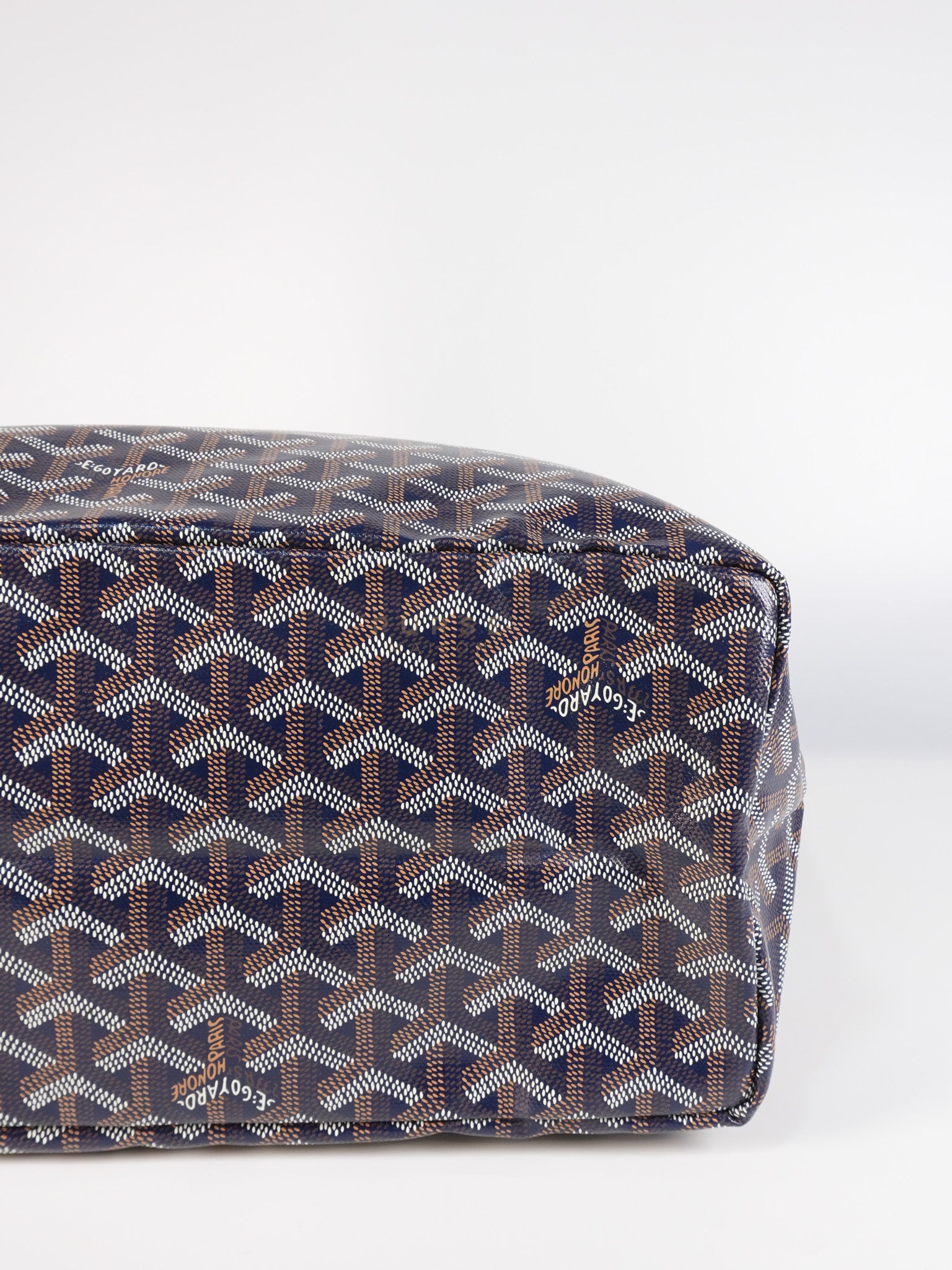 Saint Louis PM Navy Blue in Goyardine Canvas | Purse Maison Luxury Bags Shop