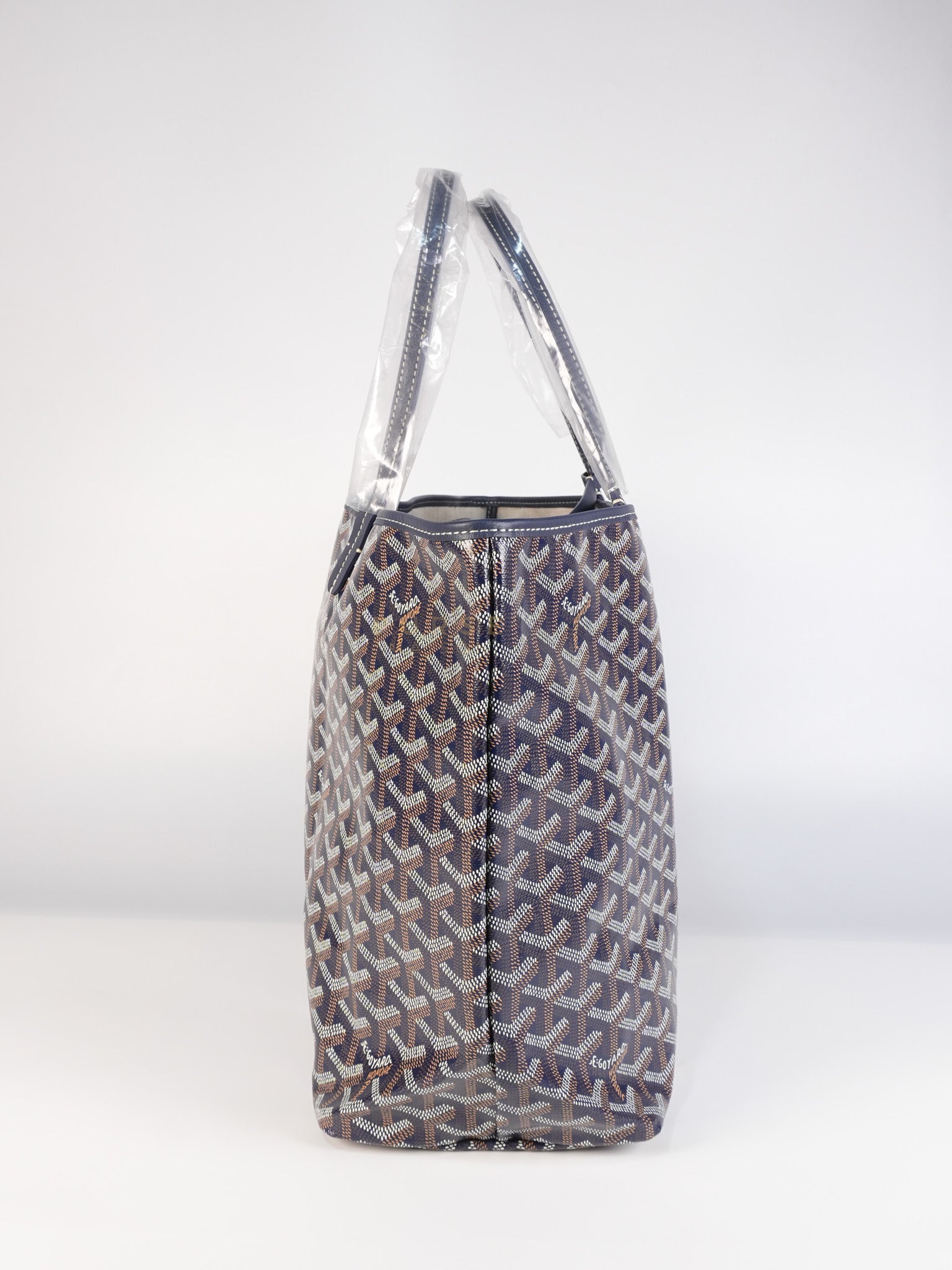 Saint Louis PM Navy Blue in Goyardine Canvas | Purse Maison Luxury Bags Shop