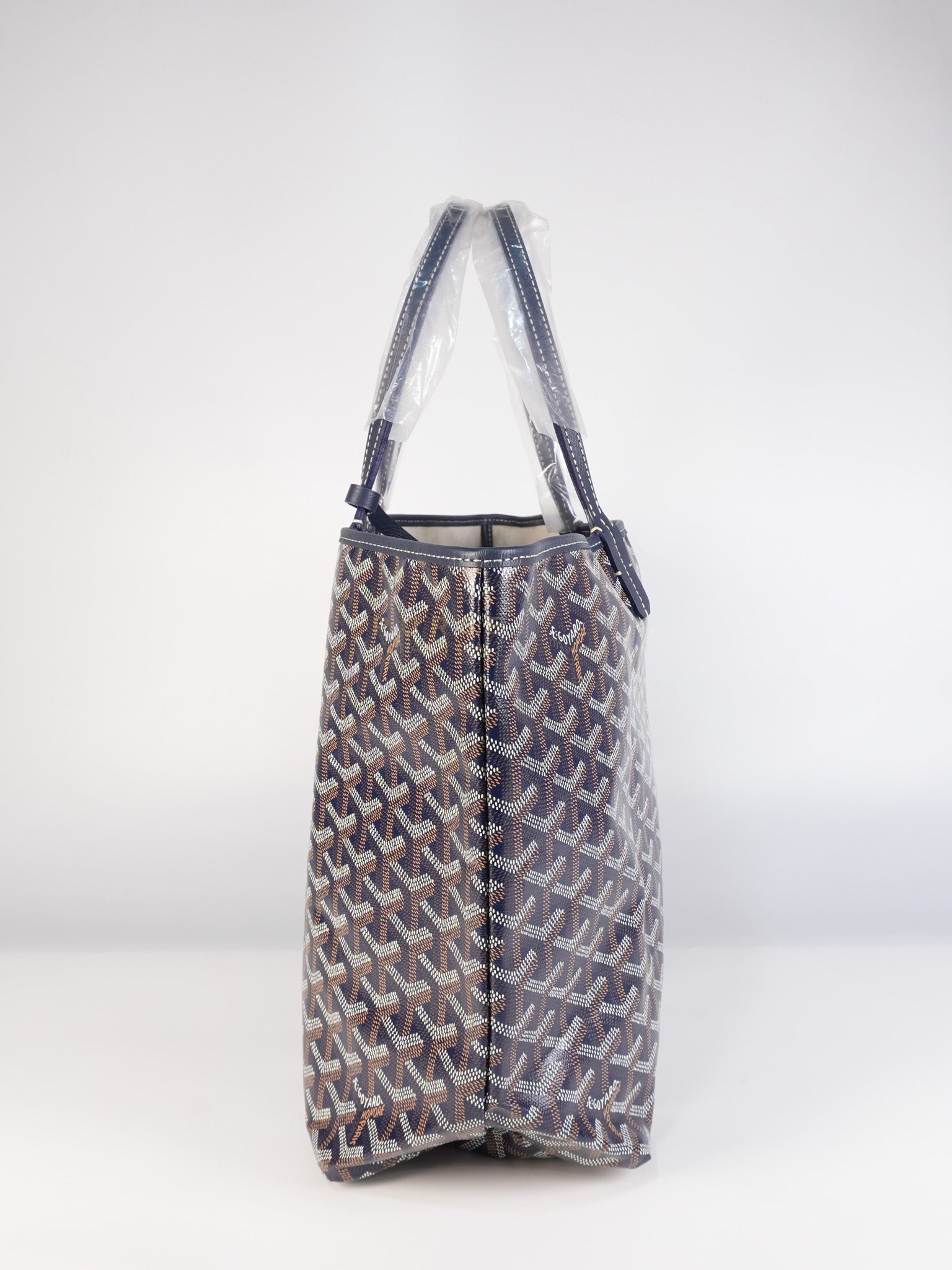 Saint Louis PM Navy Blue in Goyardine Canvas | Purse Maison Luxury Bags Shop