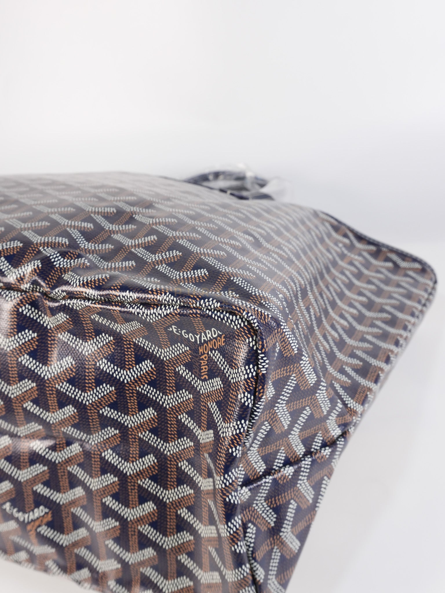 Saint Louis PM Navy Blue in Goyardine Canvas | Purse Maison Luxury Bags Shop