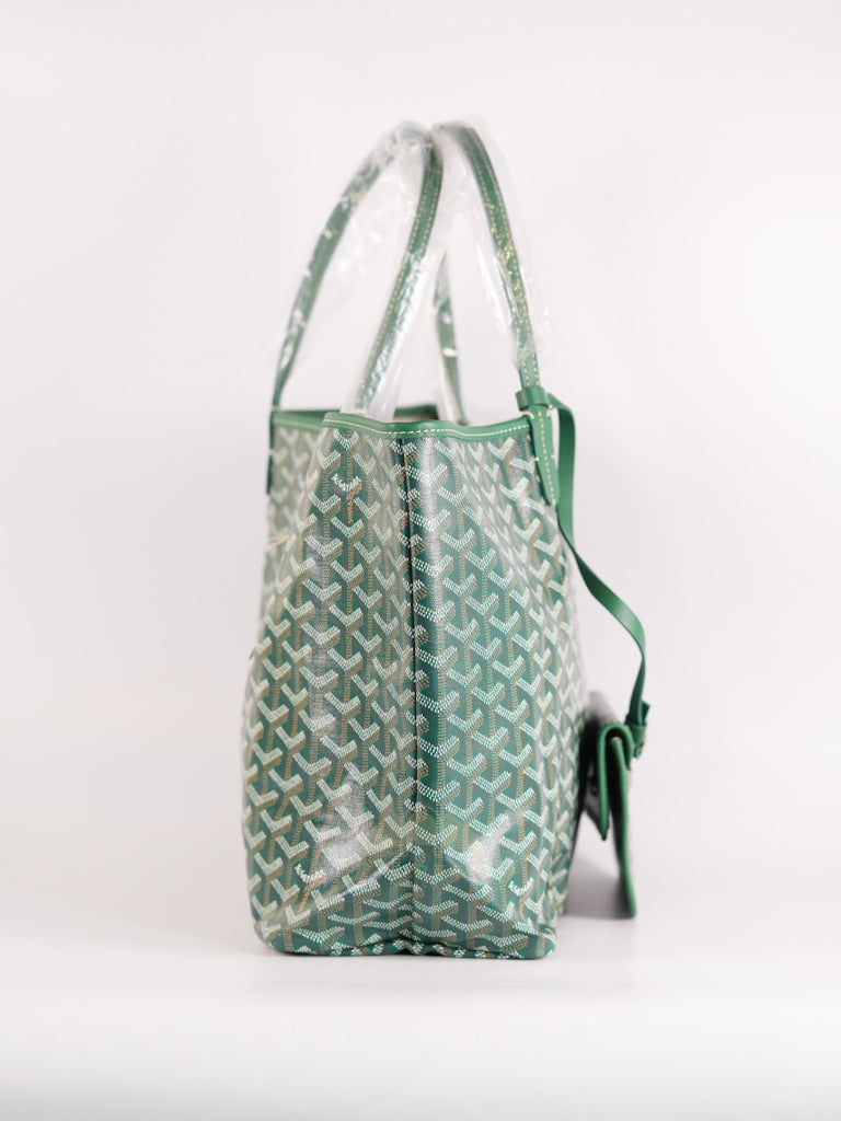 Saint Louis PM Tote Bag in Vert (Green) | Purse Maison Luxury Bags Shop