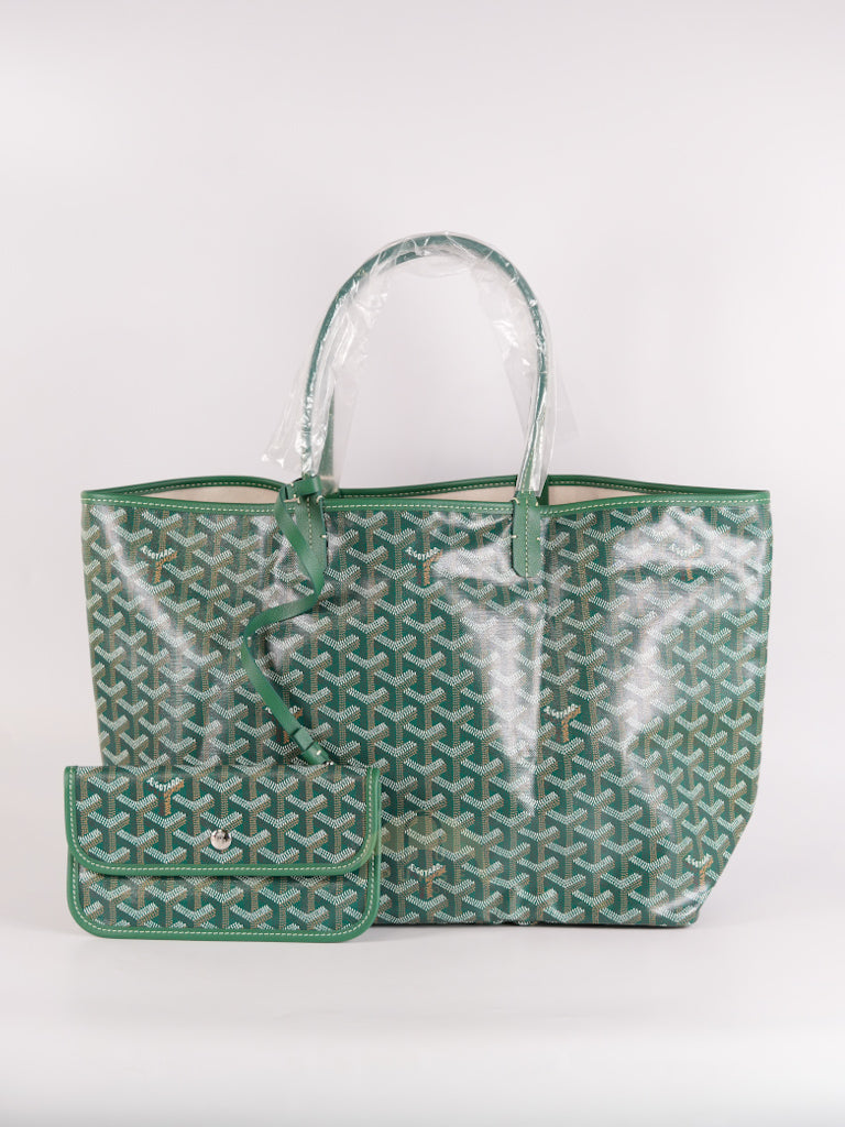 Saint Louis PM Tote Bag in Vert (Green) | Purse Maison Luxury Bags Shop