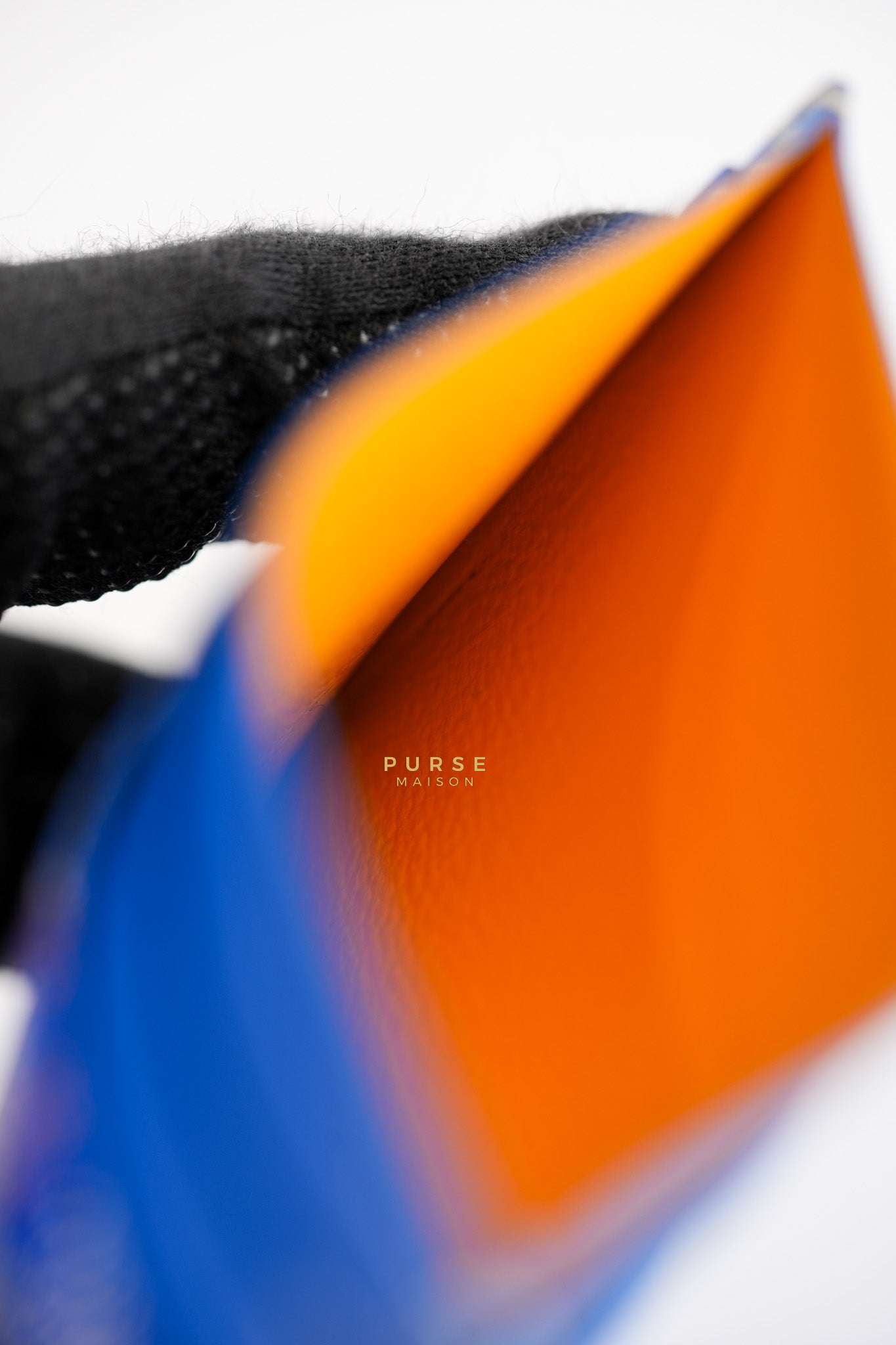 Saint Sulpice Card Holder Blue | Purse Maison Luxury Bags Shop