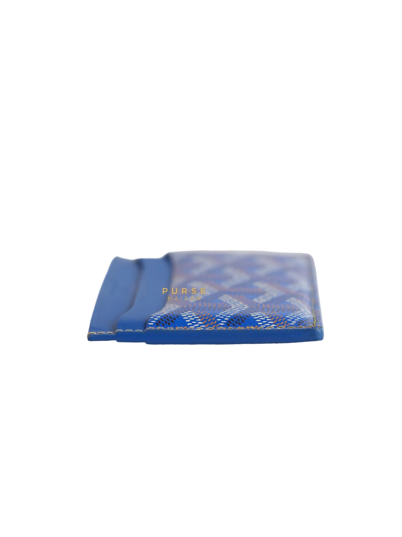 Saint Sulpice Card Holder Blue | Purse Maison Luxury Bags Shop