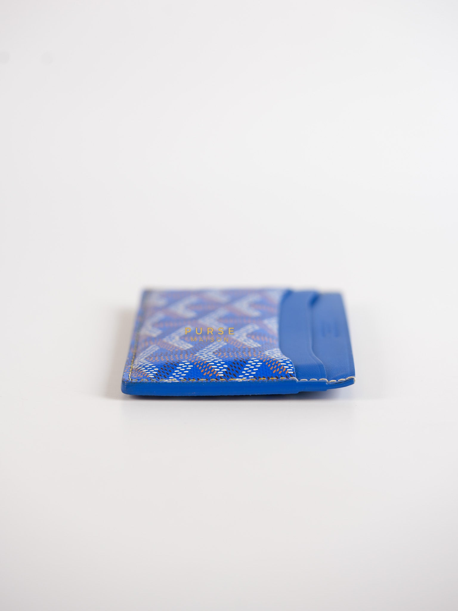 Saint Sulpice Card Holder Blue | Purse Maison Luxury Bags Shop