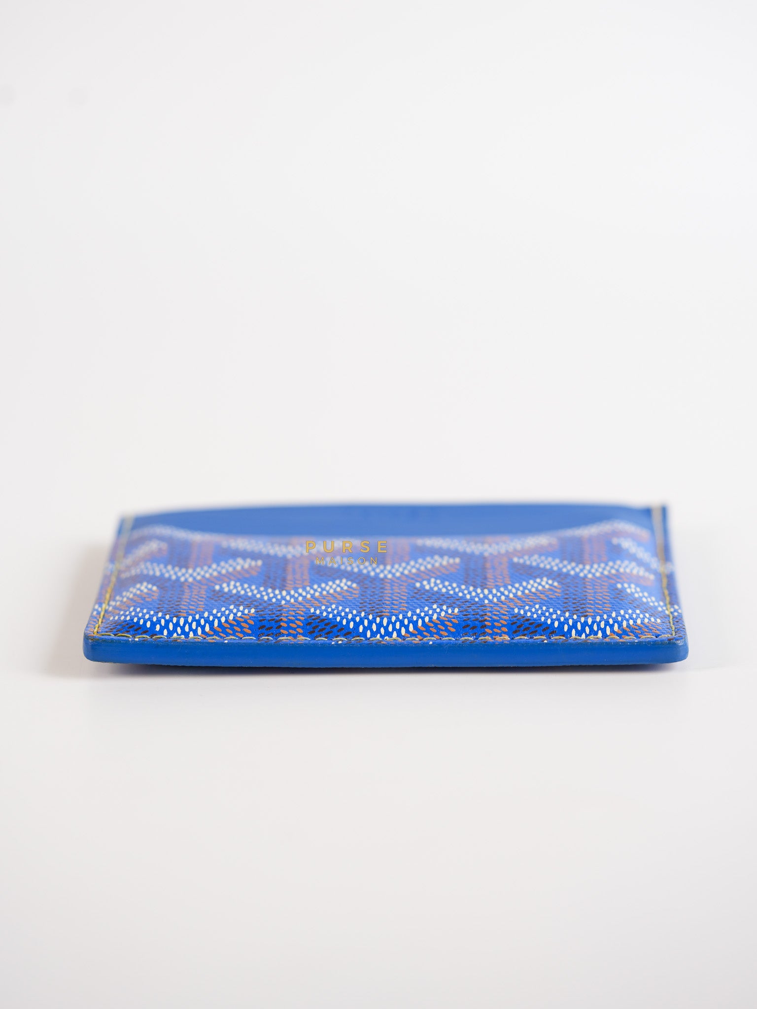 Saint Sulpice Card Holder Blue | Purse Maison Luxury Bags Shop