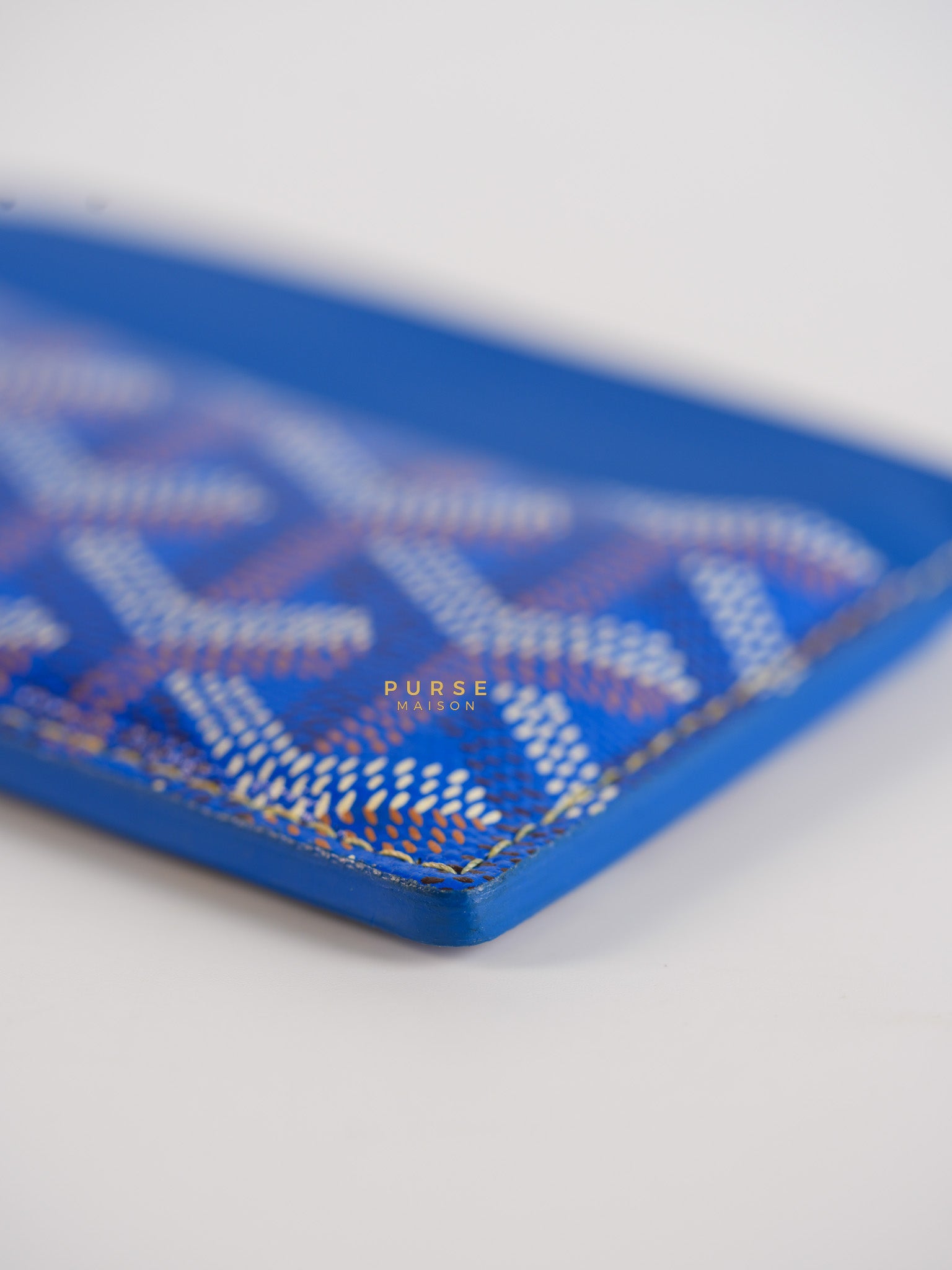 Saint Sulpice Card Holder Blue | Purse Maison Luxury Bags Shop