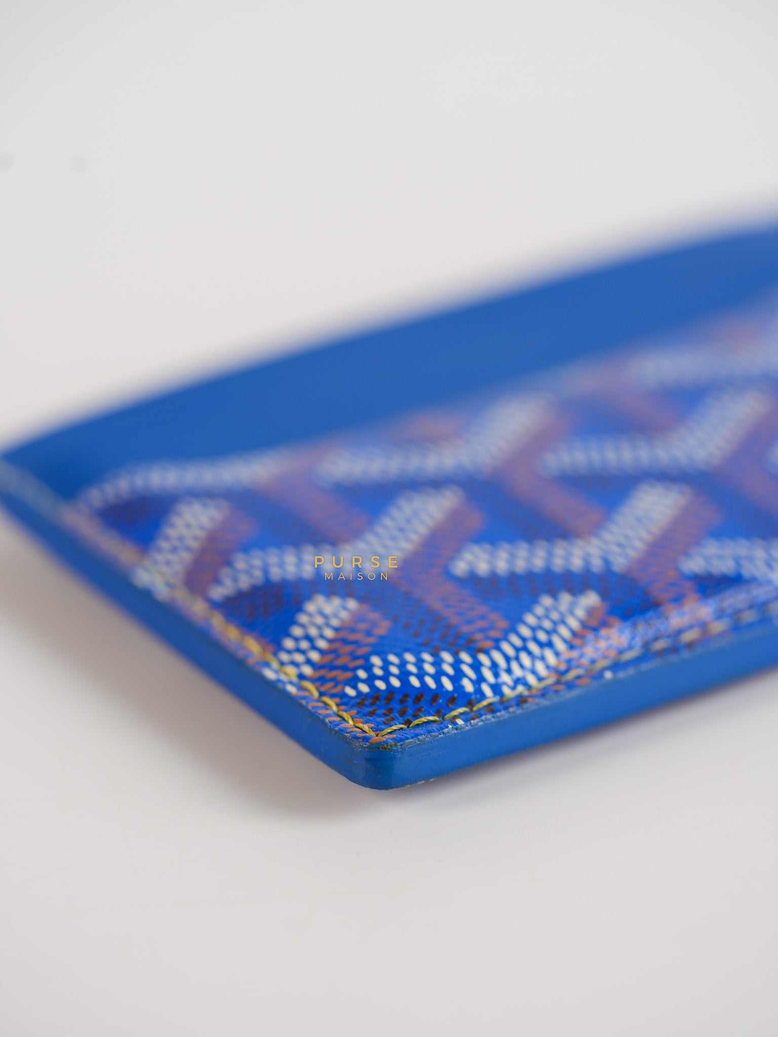 Saint Sulpice Card Holder Blue | Purse Maison Luxury Bags Shop