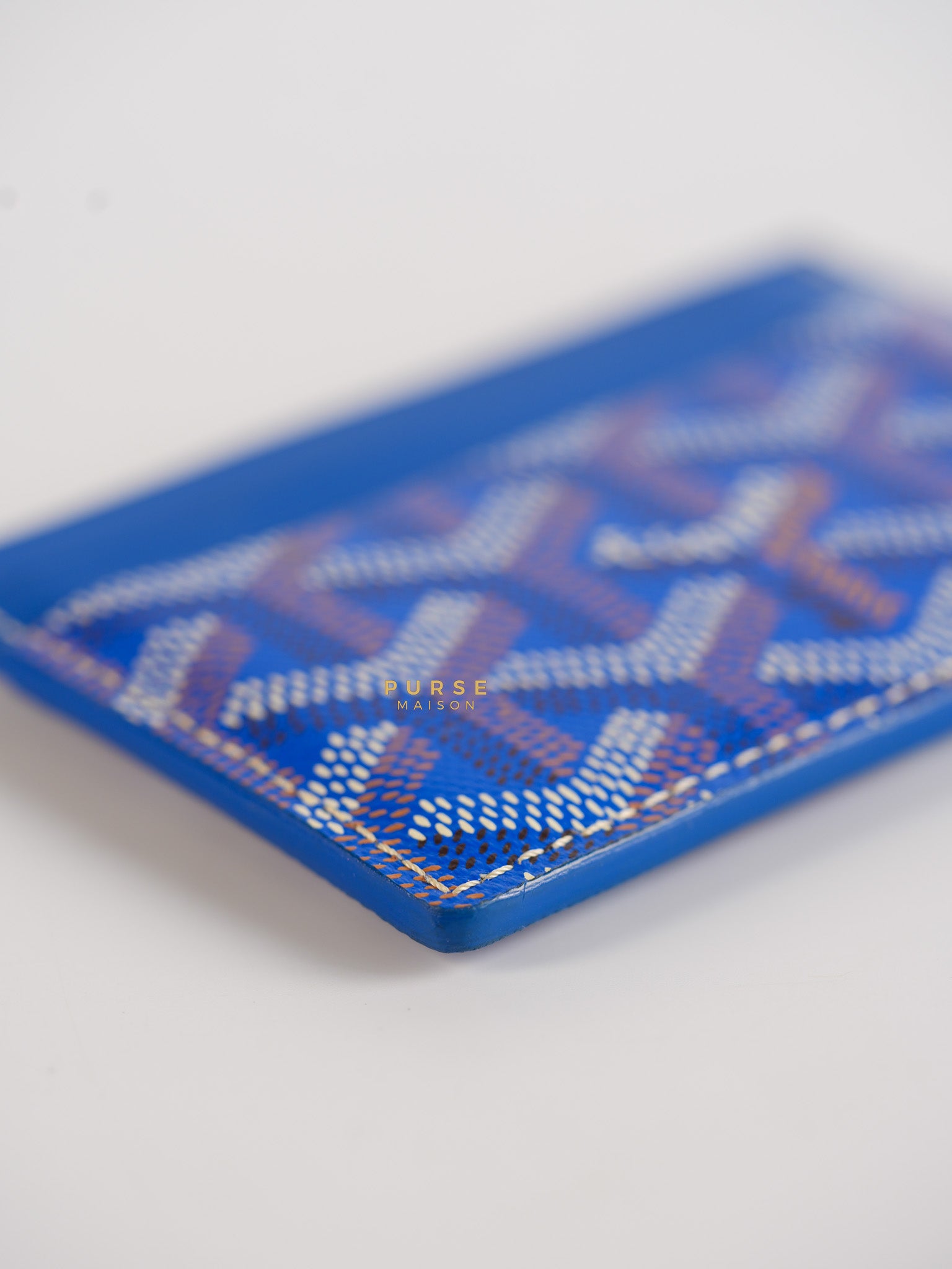 Saint Sulpice Card Holder Blue | Purse Maison Luxury Bags Shop