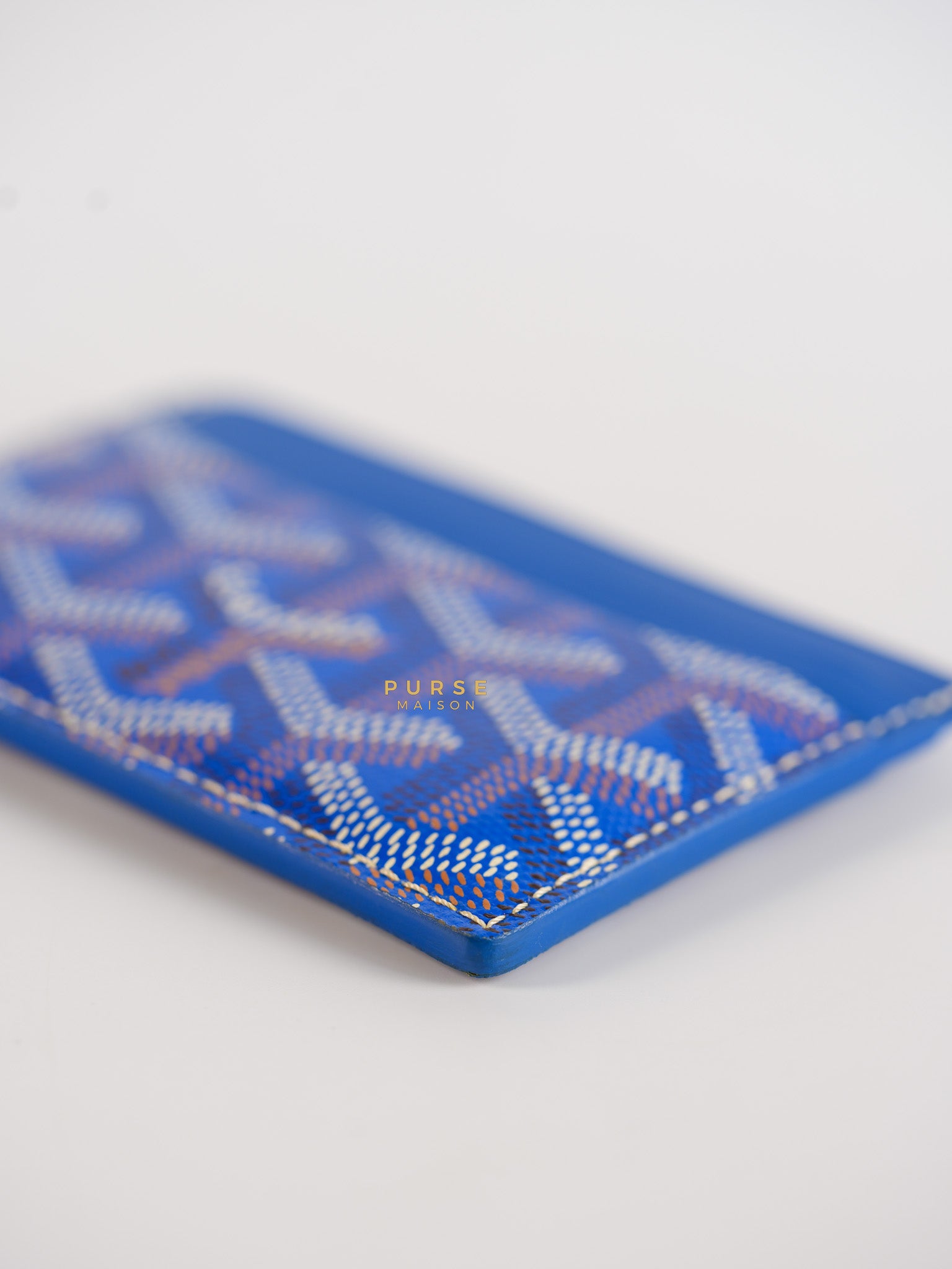 Saint Sulpice Card Holder Blue | Purse Maison Luxury Bags Shop