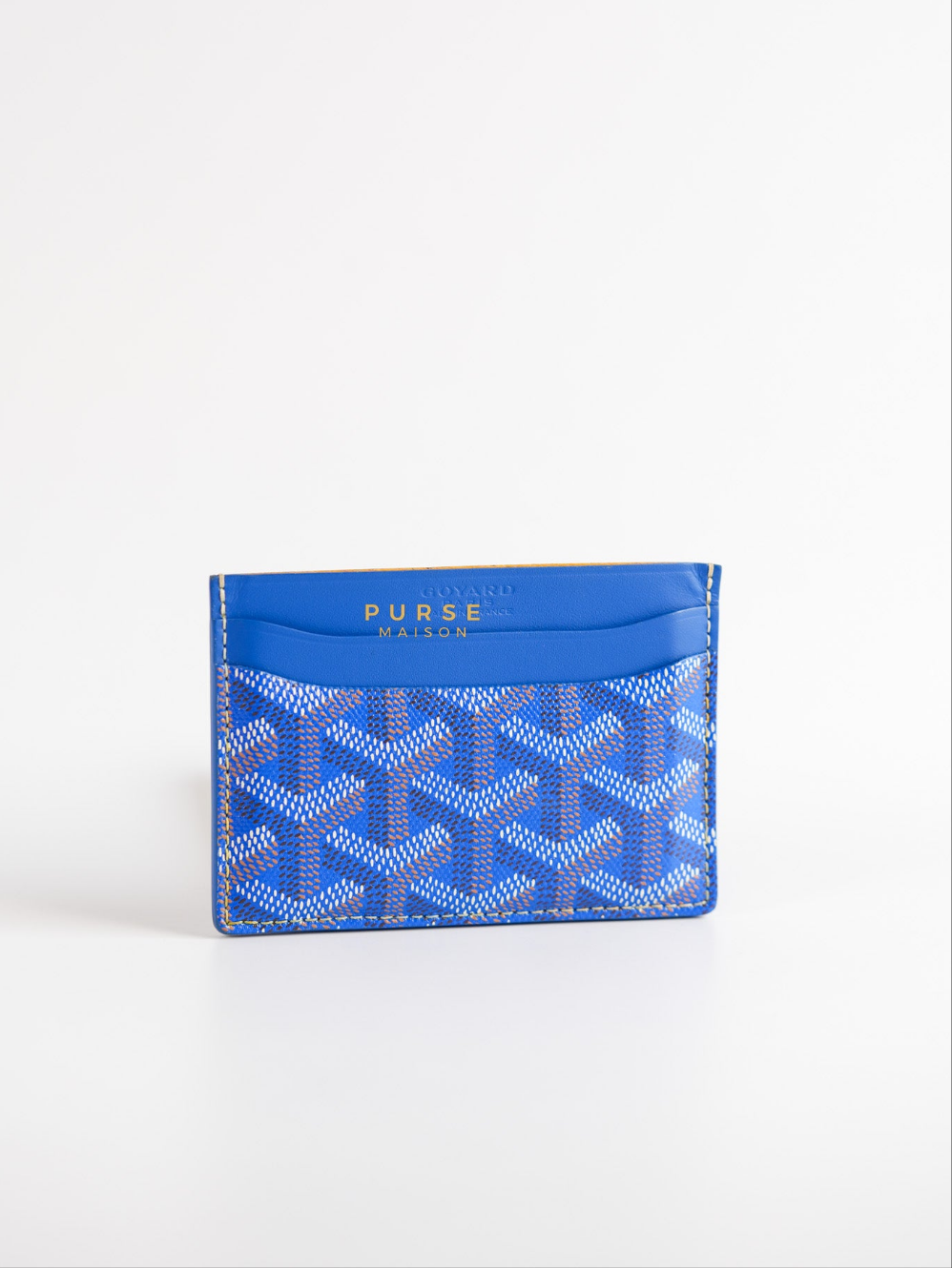 Saint Sulpice Card Holder Blue | Purse Maison Luxury Bags Shop