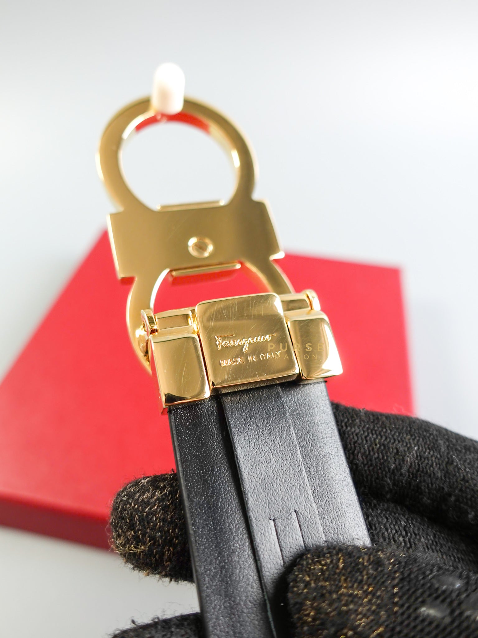 Salvatore Ferragamo Double Gancini Belt Size 95cm | Purse Maison Luxury Bags Shop