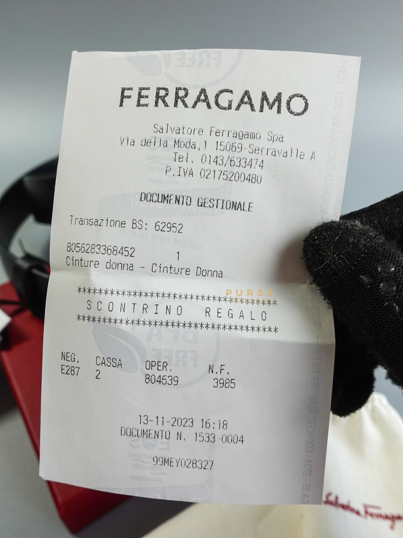 Salvatore Ferragamo Double Gancini Belt Size 95cm | Purse Maison Luxury Bags Shop