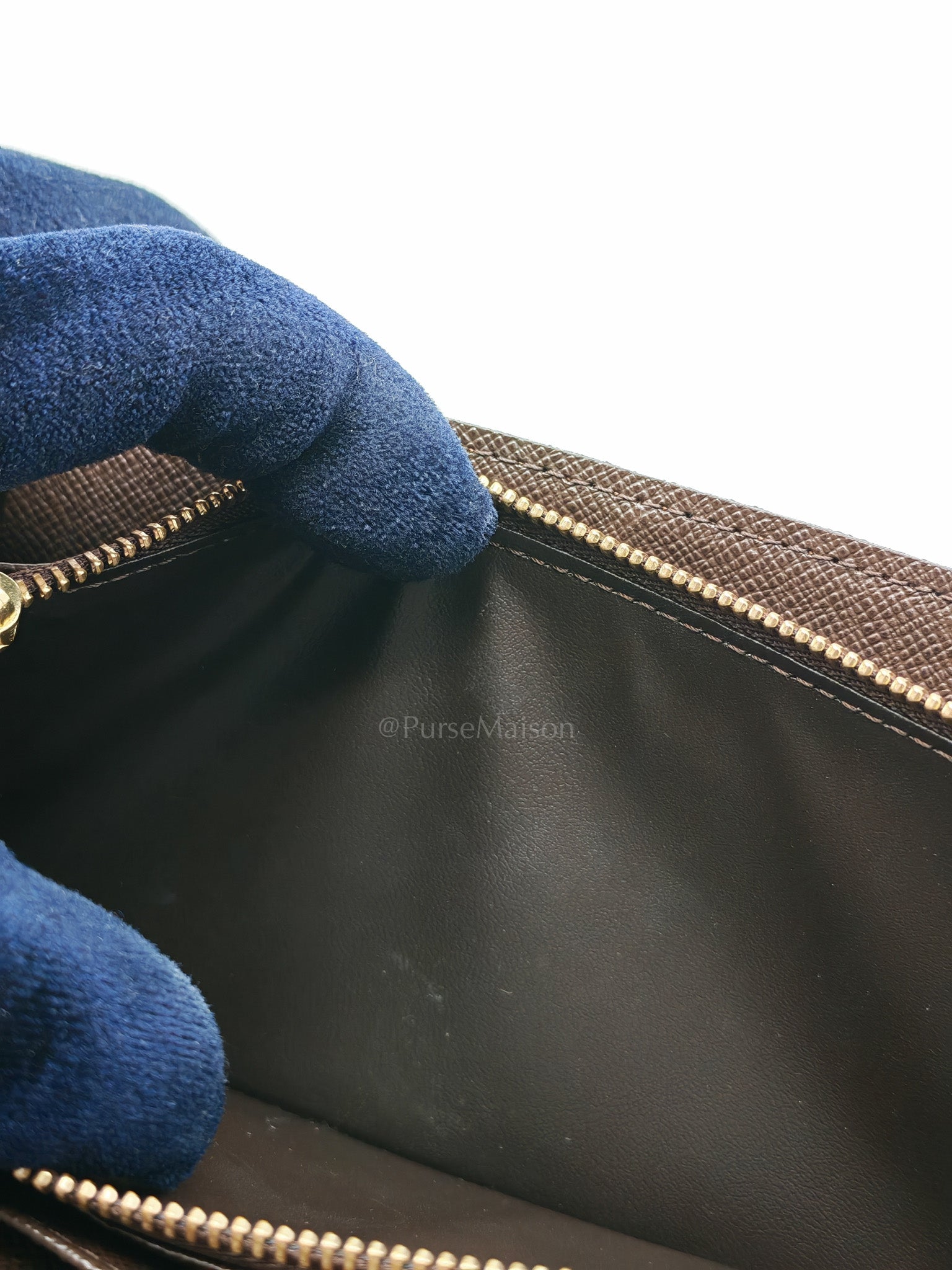 Sarah Long Wallet in Damier Ebene Canvas | Purse Maison Luxury Bags Shop