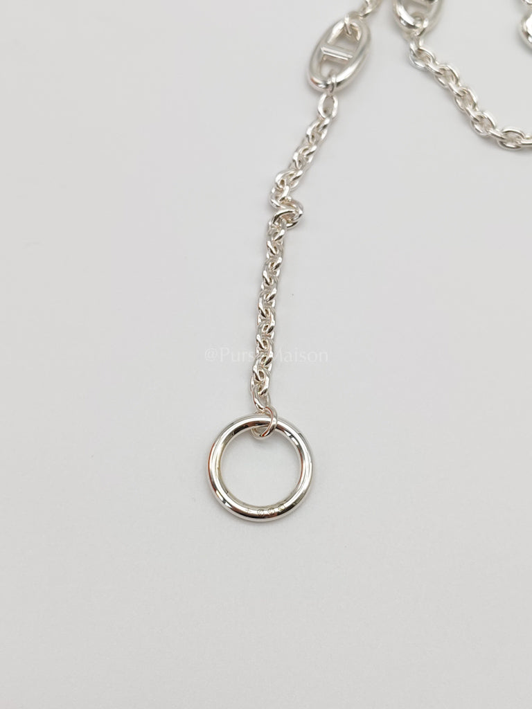 Sautoir Farandole Chain Sterling Silver Long Necklace Size 80cm | Purse Maison Luxury Bags Shop