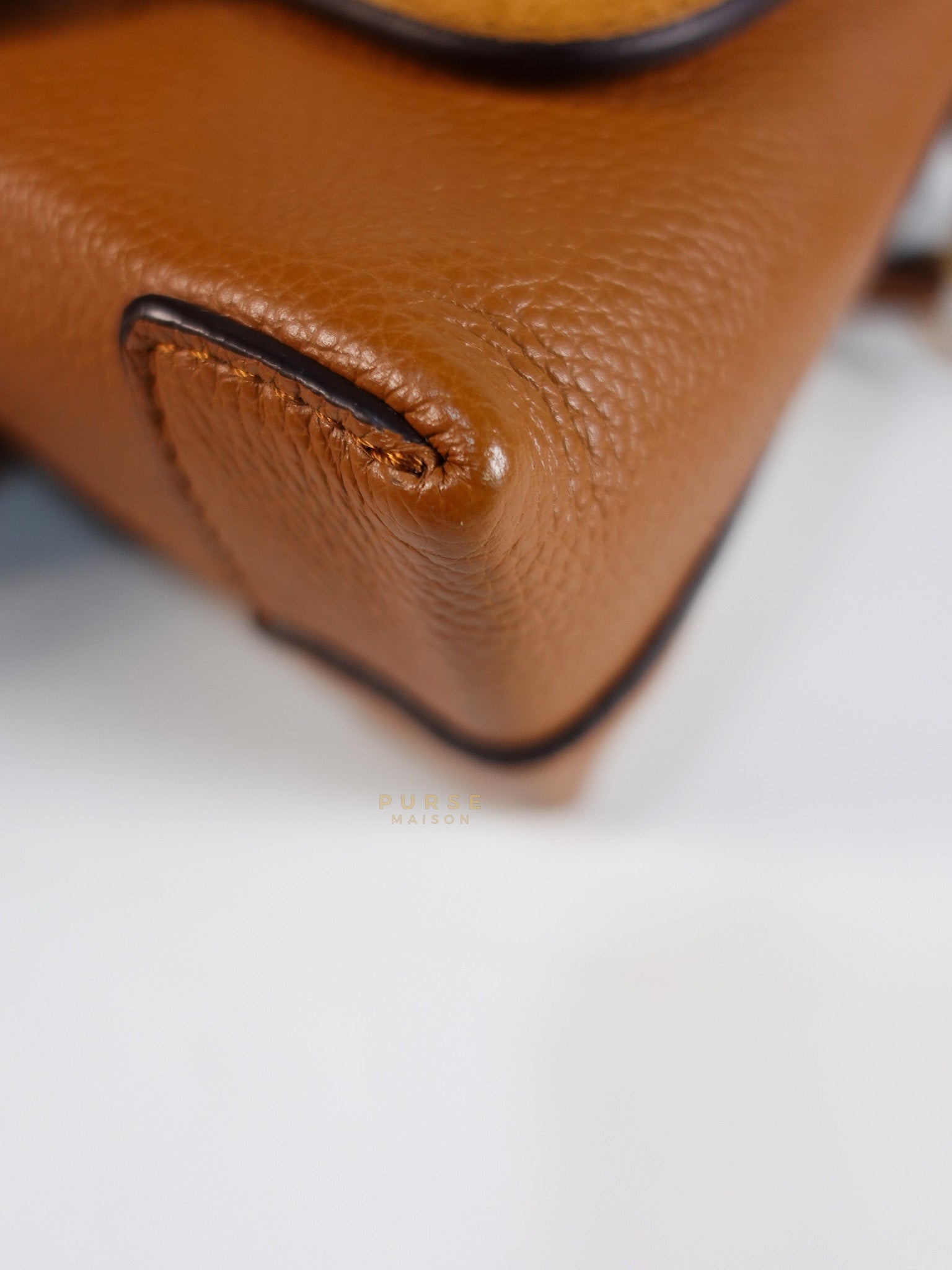 See By Chloe Joan Mini Shoulder Bag in Brown & Gold Hardware | Purse Maison Luxury Bags Shop