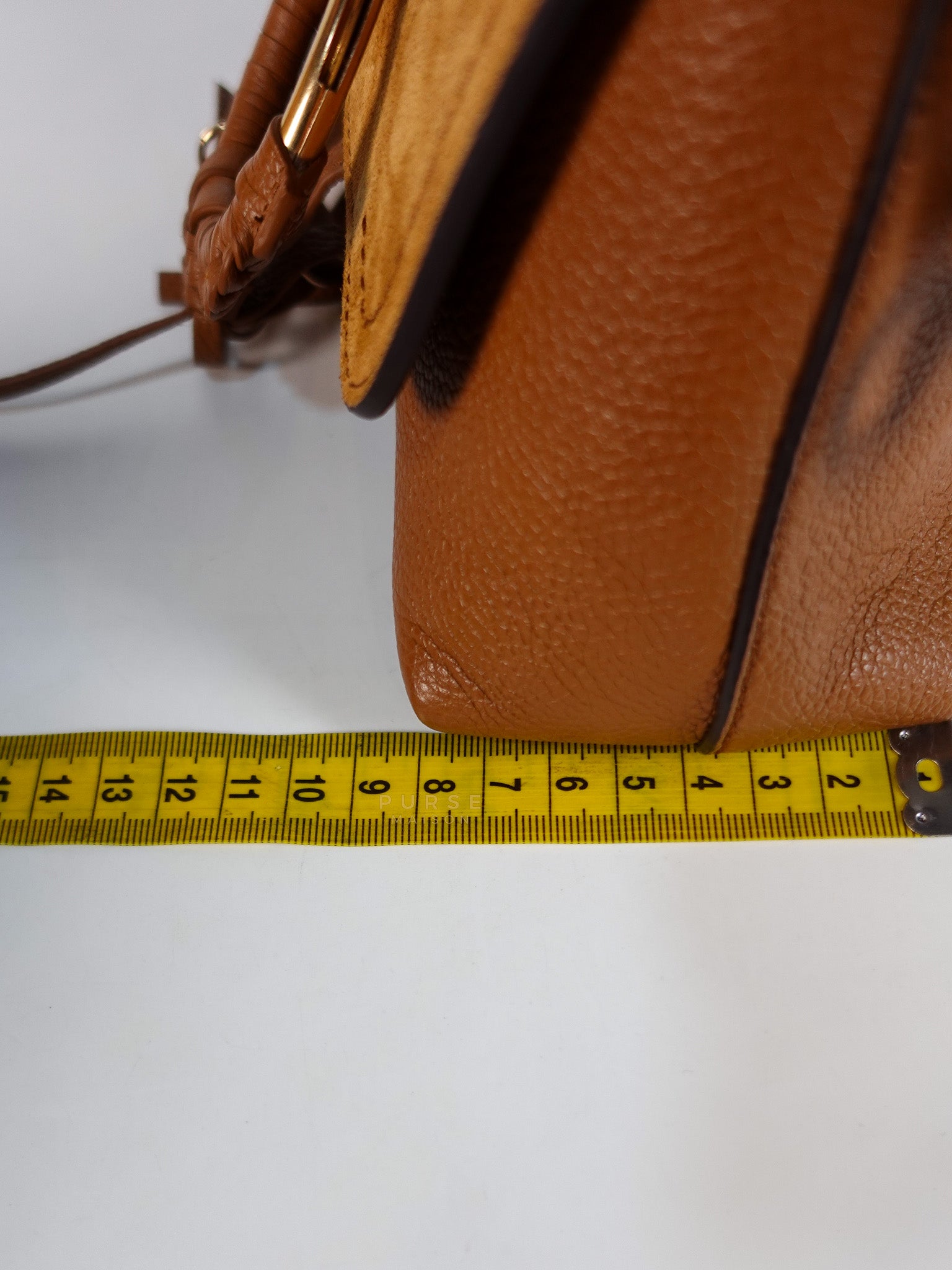 See By Chloe Joan Mini Shoulder Bag in Brown & Gold Hardware | Purse Maison Luxury Bags Shop