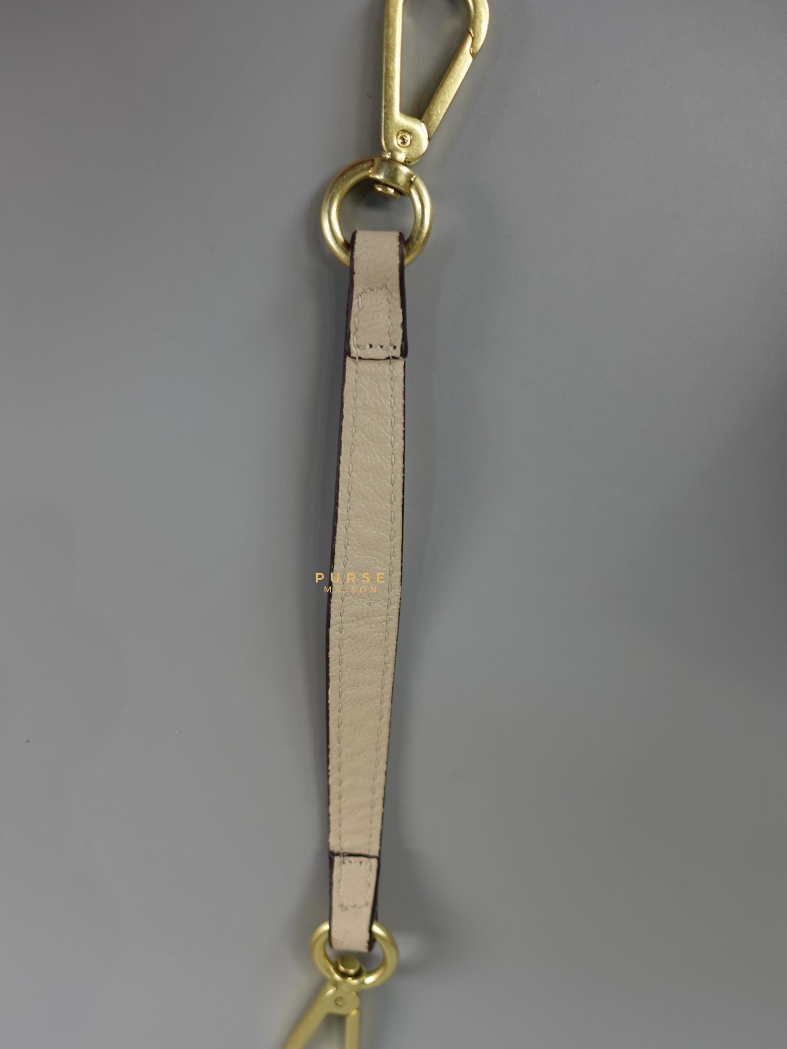 See Mini Beige Leather Shoulder Bag | Purse Maison Luxury Bags Shop