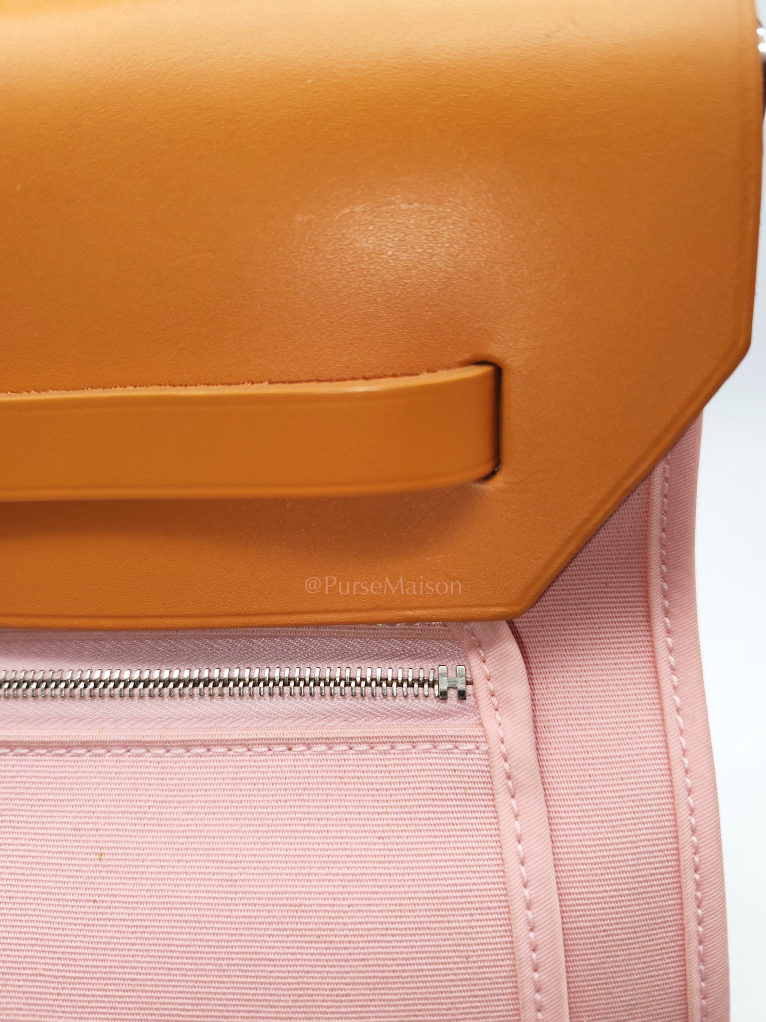 Herbag Zip 39 in Sakura Pink Palladium Hardware Stamp T(2016)