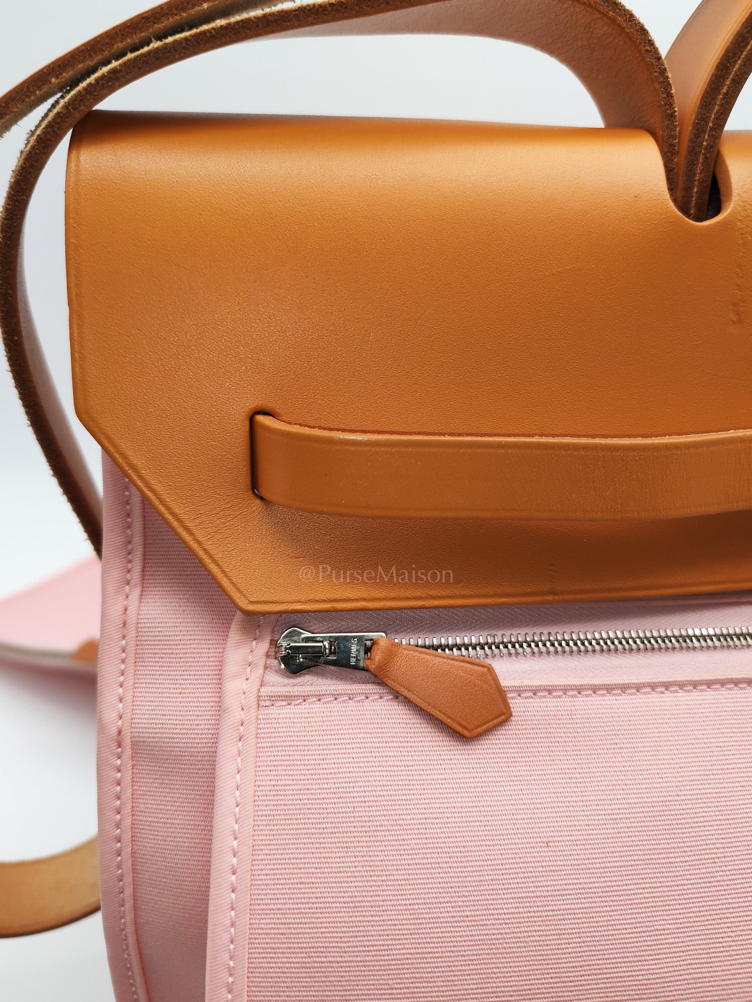 Herbag Zip 39 in Sakura Pink Palladium Hardware Stamp T(2016)