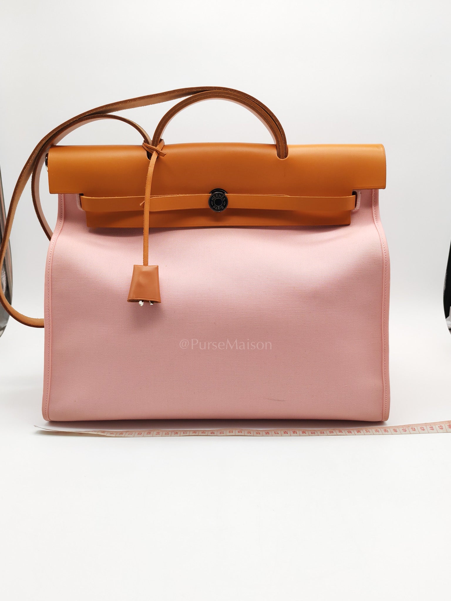 Herbag Zip 39 in Sakura Pink Palladium Hardware Stamp T(2016)