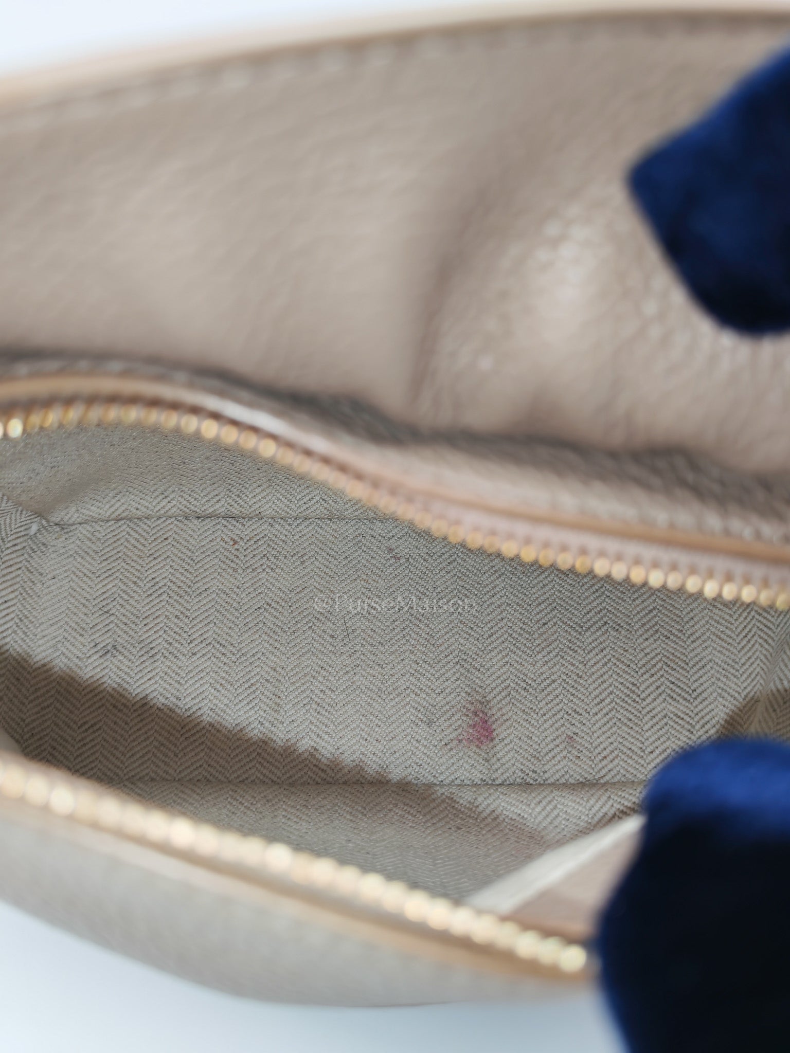 Loewe Puzzle Edge Bag in Dark Beige Soft Grained Calfskin Leather and Gold Hardware