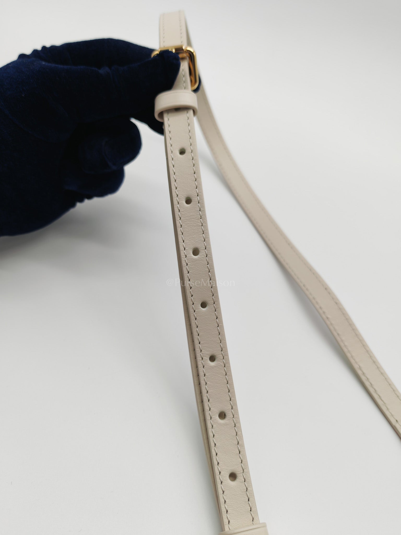 Side Trunk PM in Grained Soft Calfskin Leather Shoulder Bag (Microchip) | Purse Maison Luxury Bags Shop