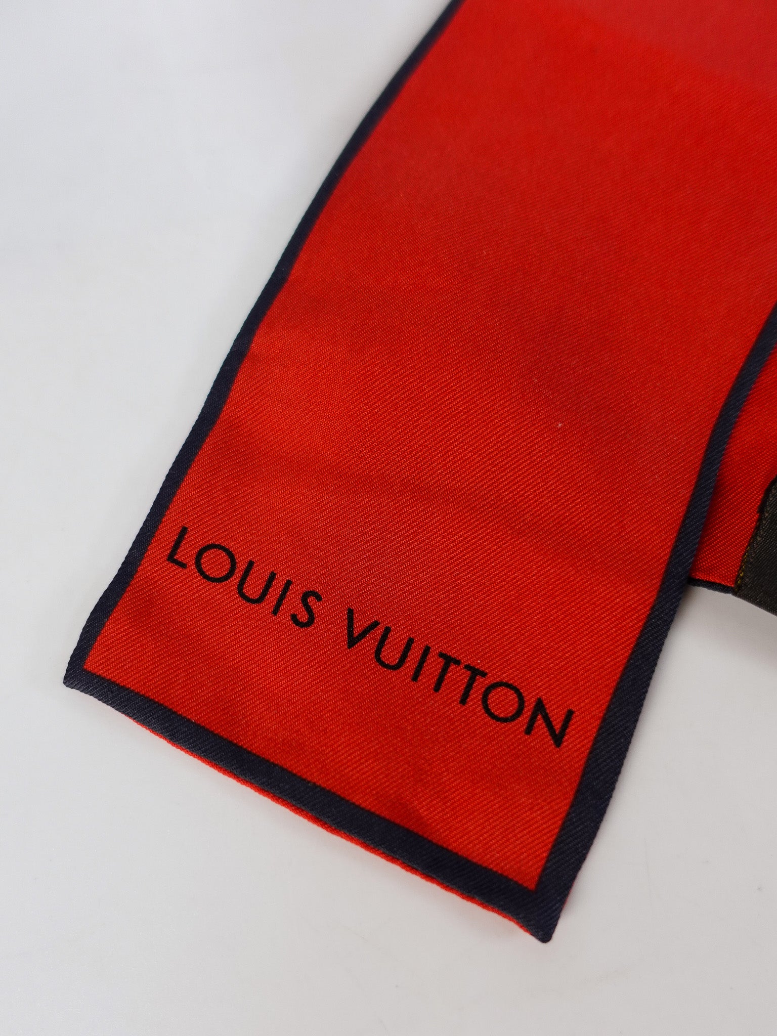 Silk Monogram Trunks Bandeau – Brown | Purse Maison Luxury Bags Shop