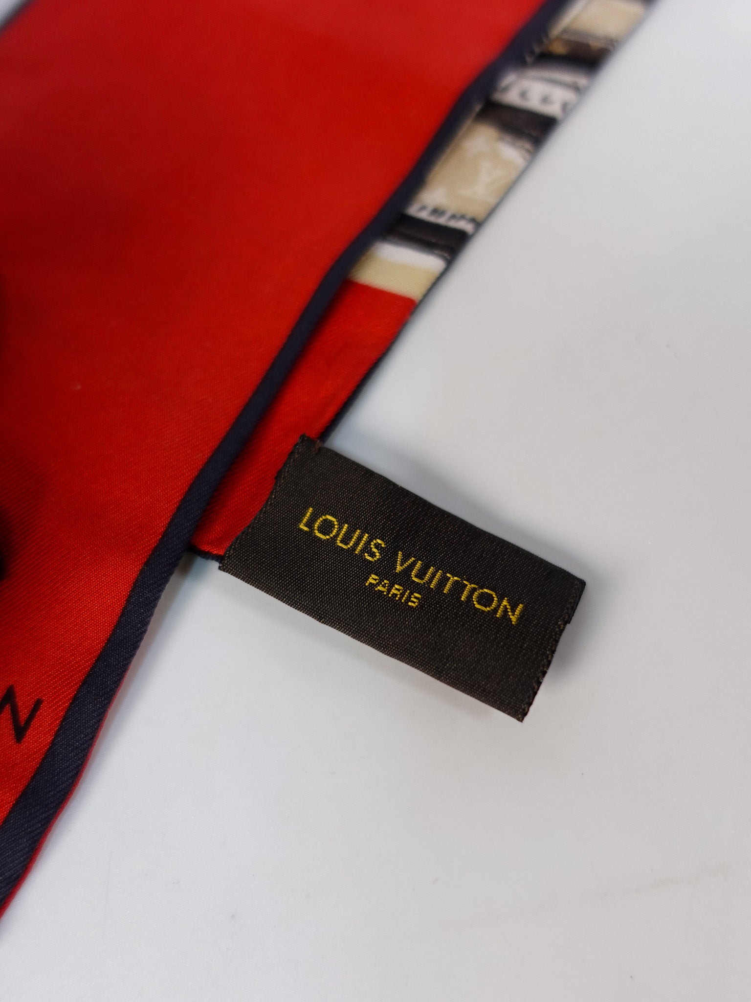 Silk Monogram Trunks Bandeau – Brown | Purse Maison Luxury Bags Shop