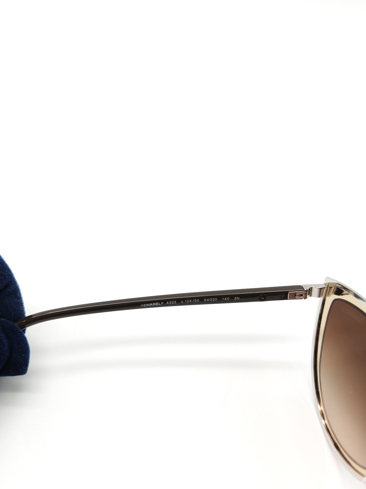 Silver Metal Cat-Eye Sunglasses 4222 | Purse Maison Luxury Bags Shop