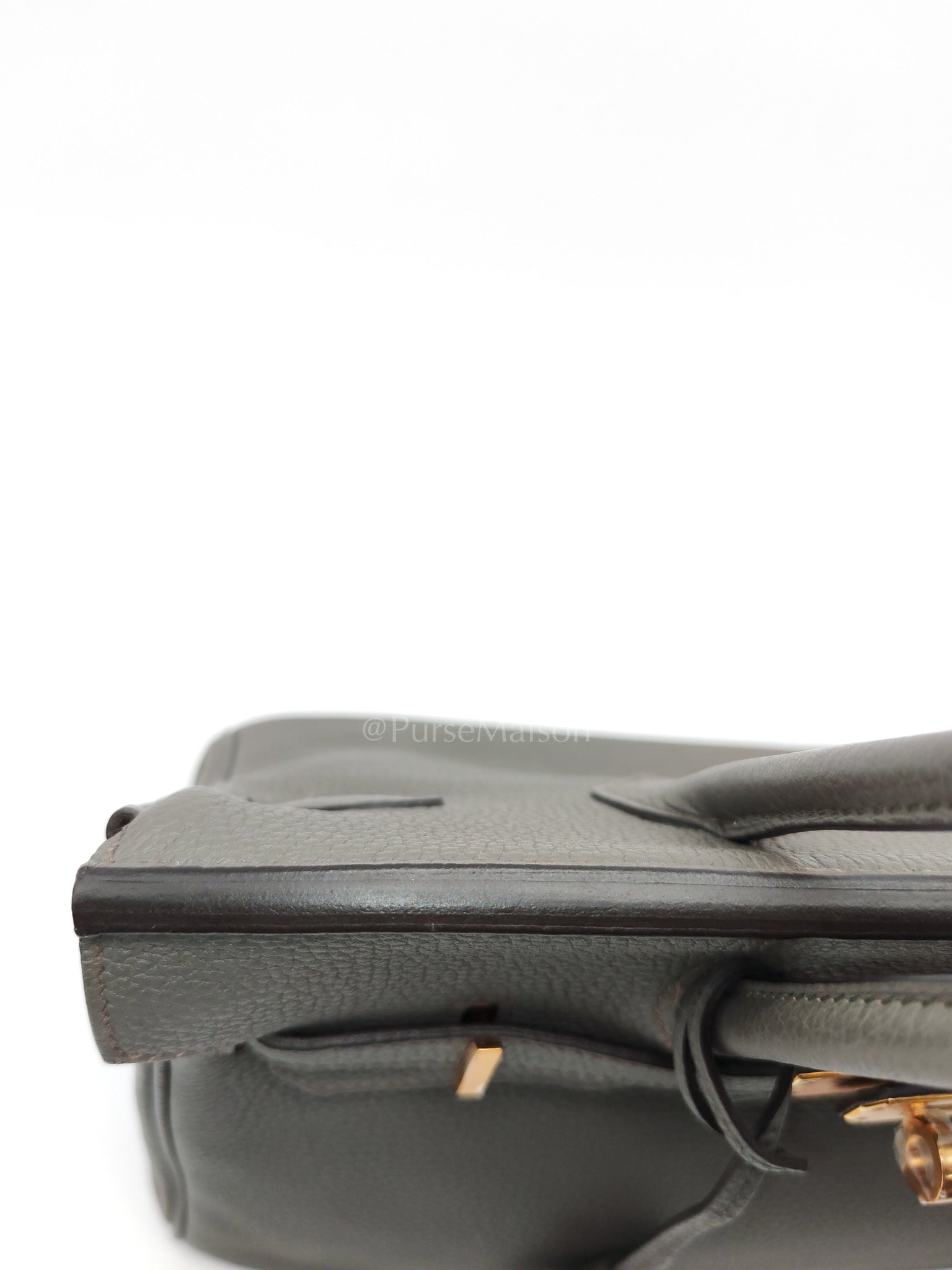 Birkin 25 Retourne Etain in Togo Leather and Rose Gold Hardware Stamp Z (2021)
